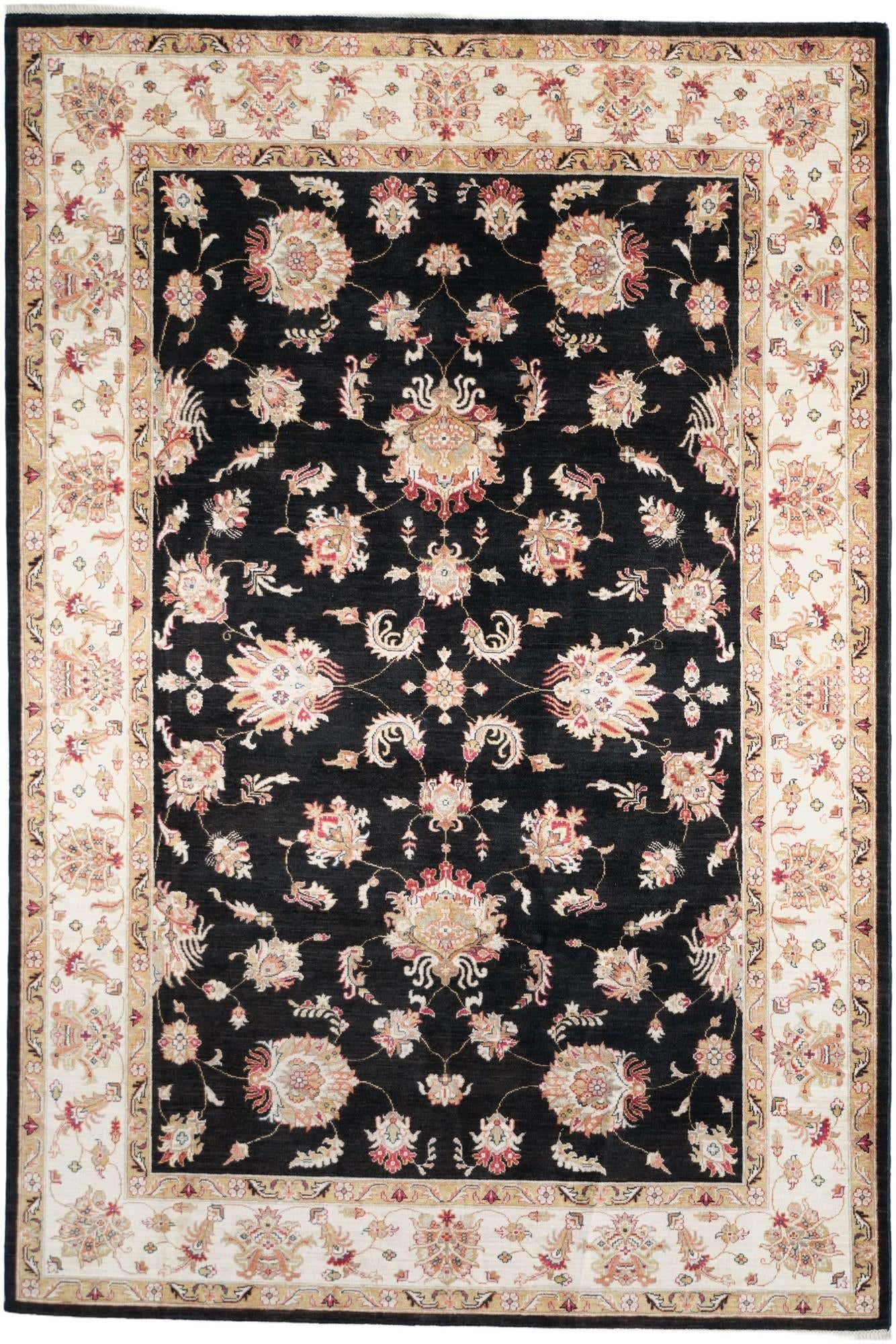 6' 9 x 10' 2 Hand Knotted Ziegler Rug