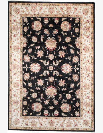 6' 9 x 10' 2 Hand Knotted Ziegler Rug