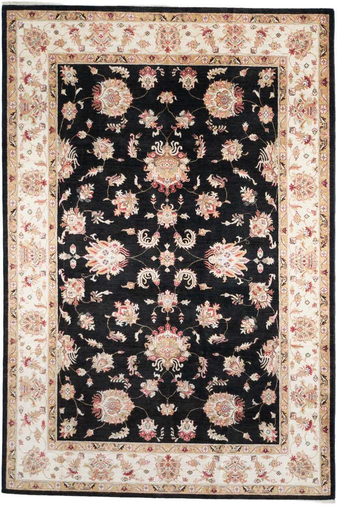 6' 9 x 10' 2 Hand Knotted Ziegler Rug