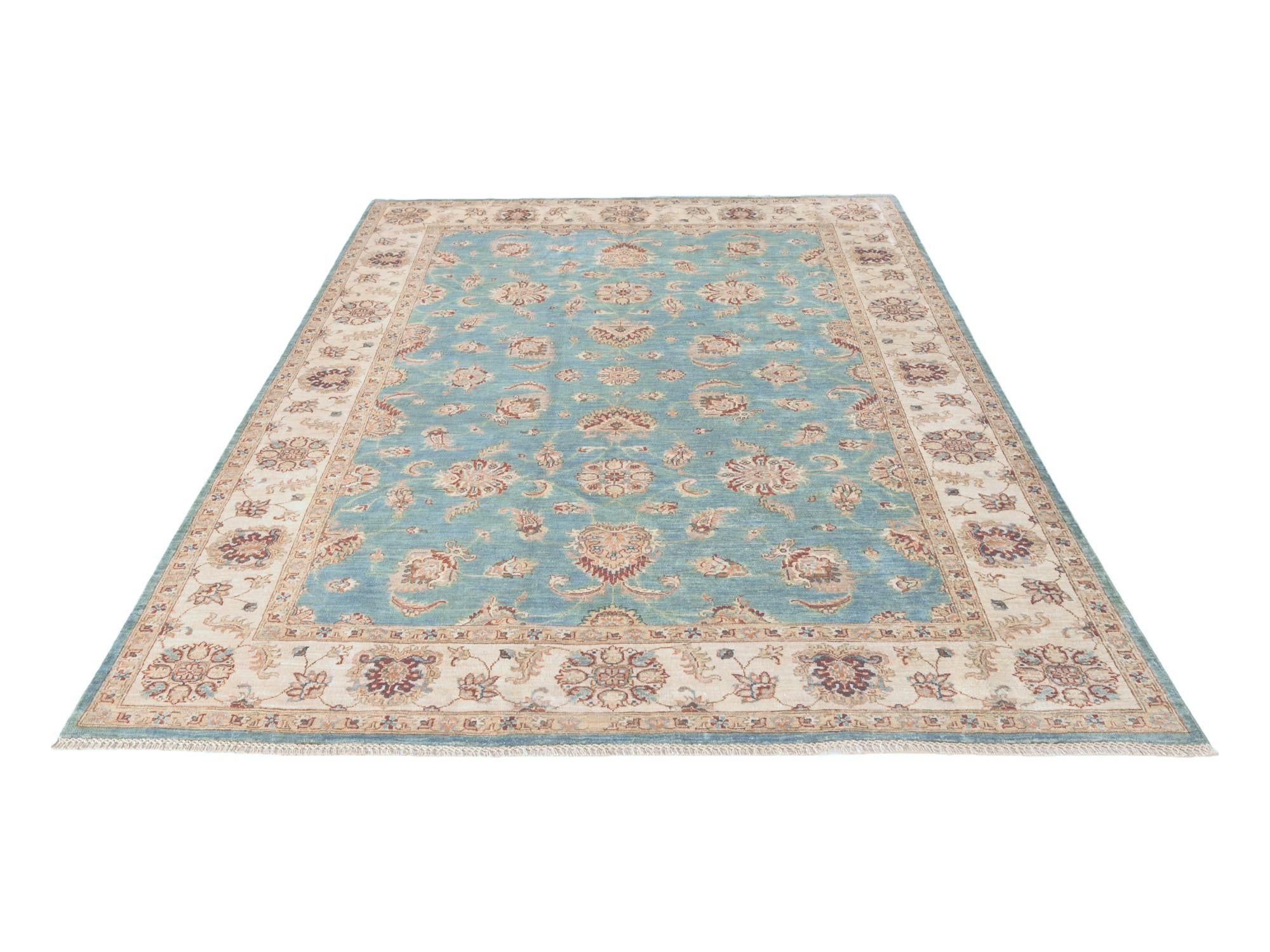 6' 10 x 9' 10 Hand Knotted Ziegler Rug