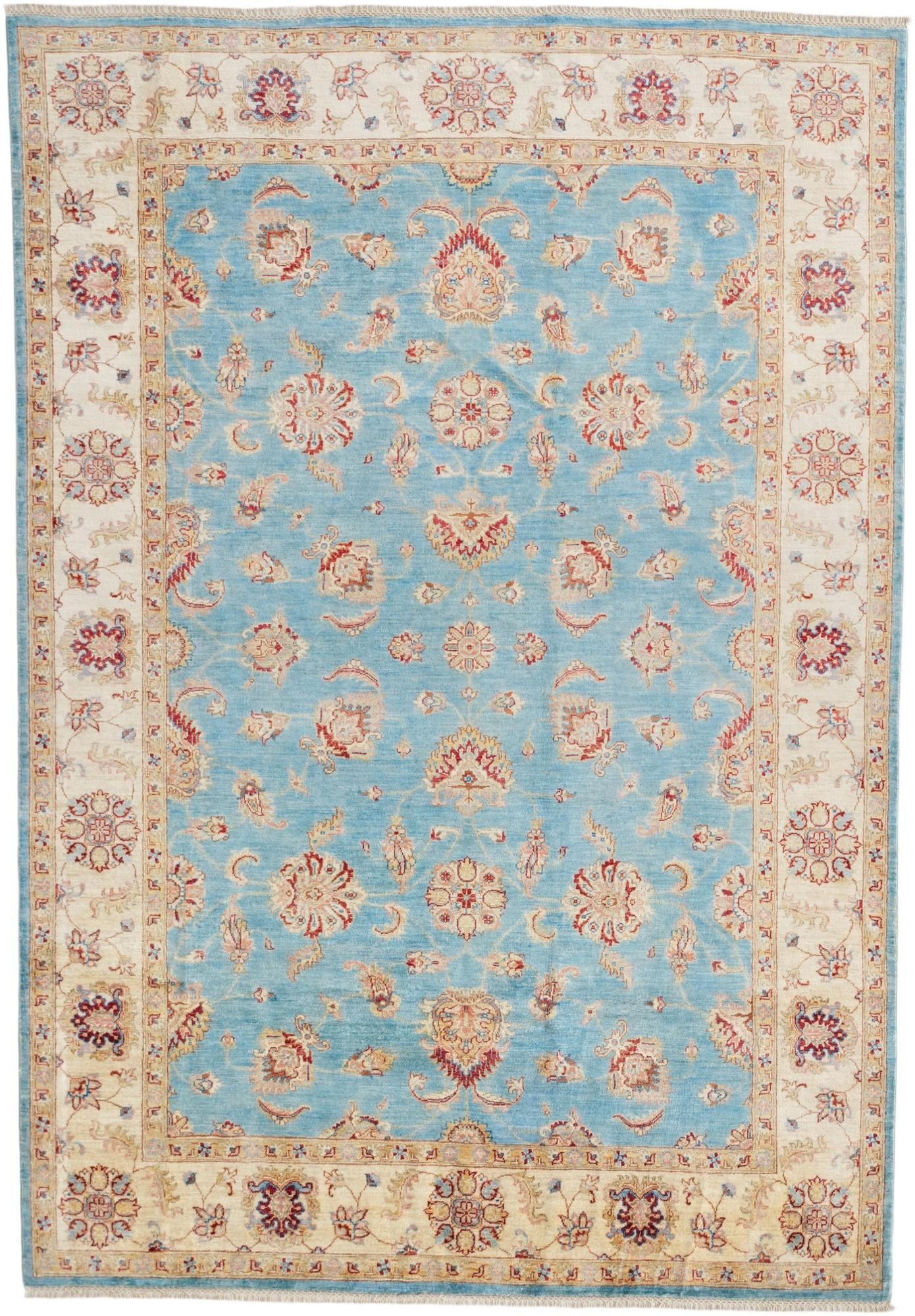 6' 10 x 9' 10 Hand Knotted Ziegler Rug