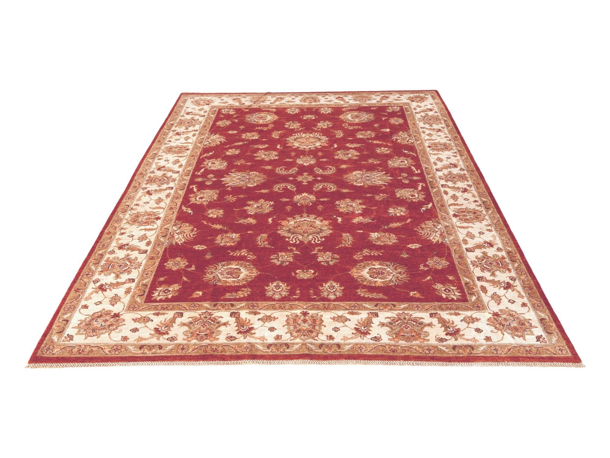 6' 8 x 10' Hand Knotted Ziegler Rug