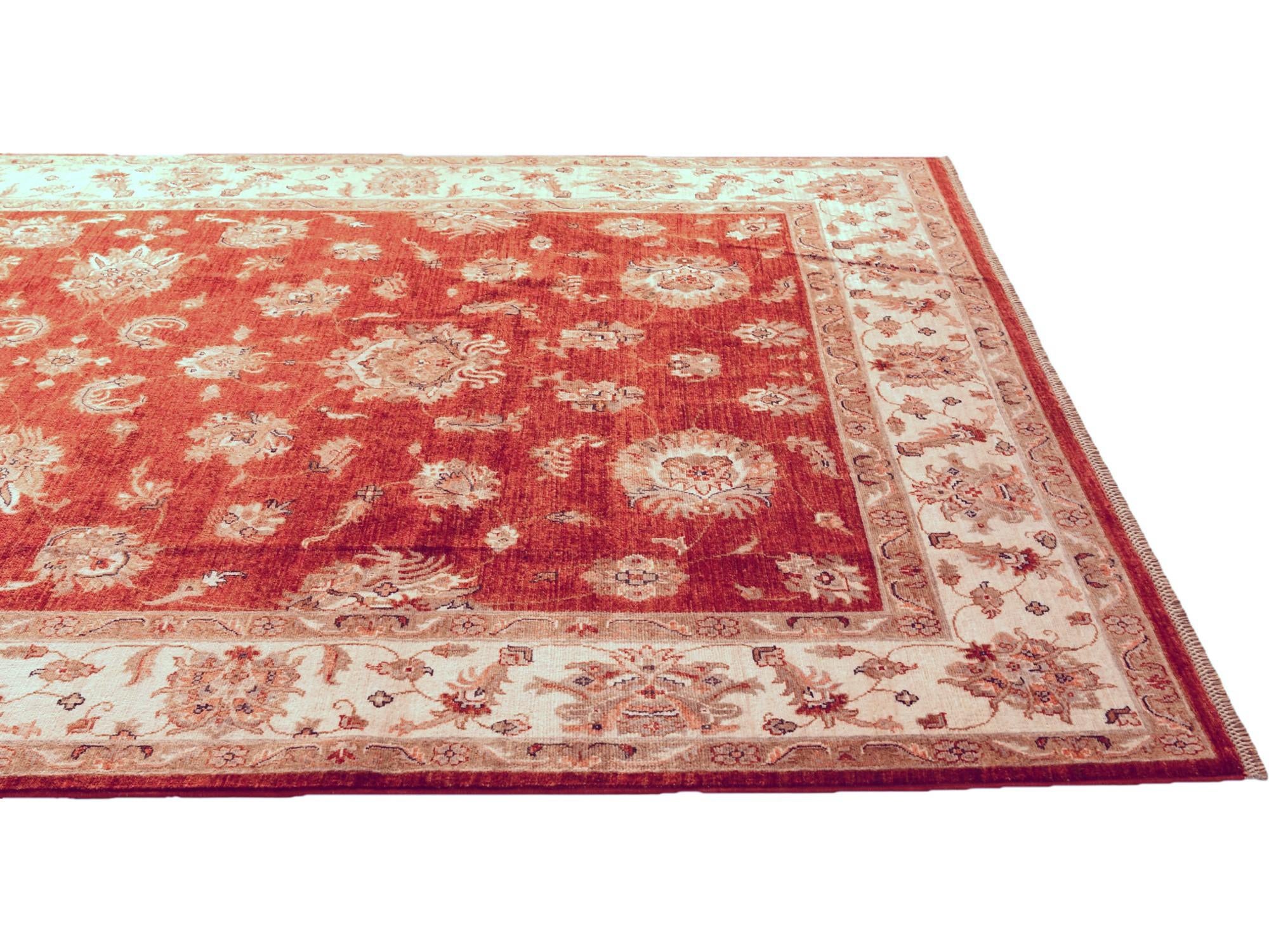 6' 8 x 10' Hand Knotted Ziegler Rug