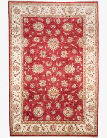 6' 8 x 10' Hand Knotted Ziegler Rug