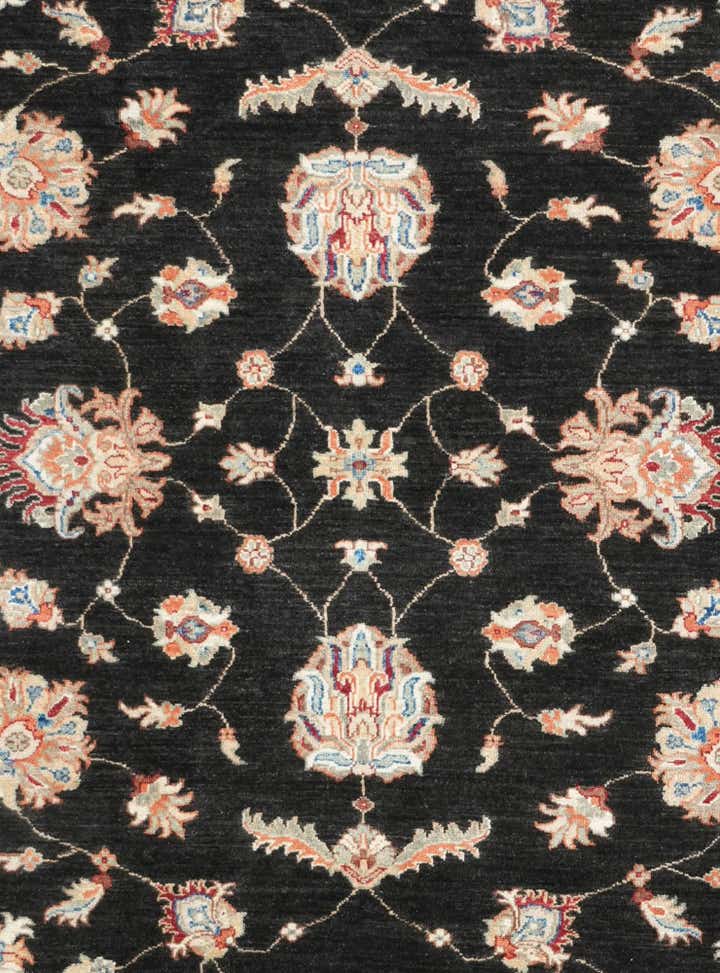 6' 11 x 9' 9 Hand Knotted Ziegler Rug