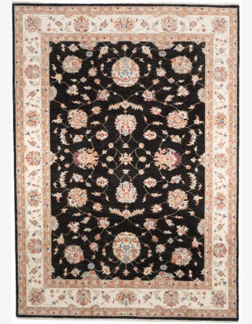 6' 11 x 9' 9 Hand Knotted Ziegler Rug