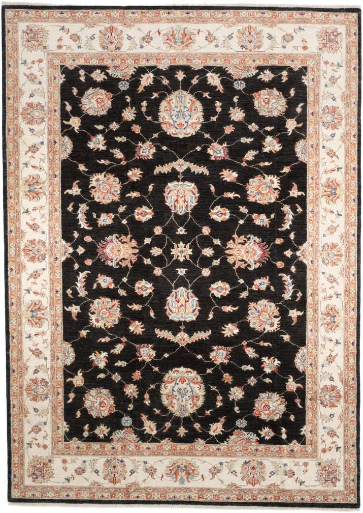 6' 11 x 9' 9 Hand Knotted Ziegler Rug