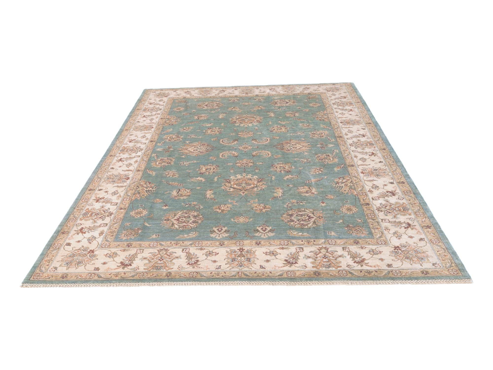 7' x 9' 10 Hand Knotted Ziegler Rug