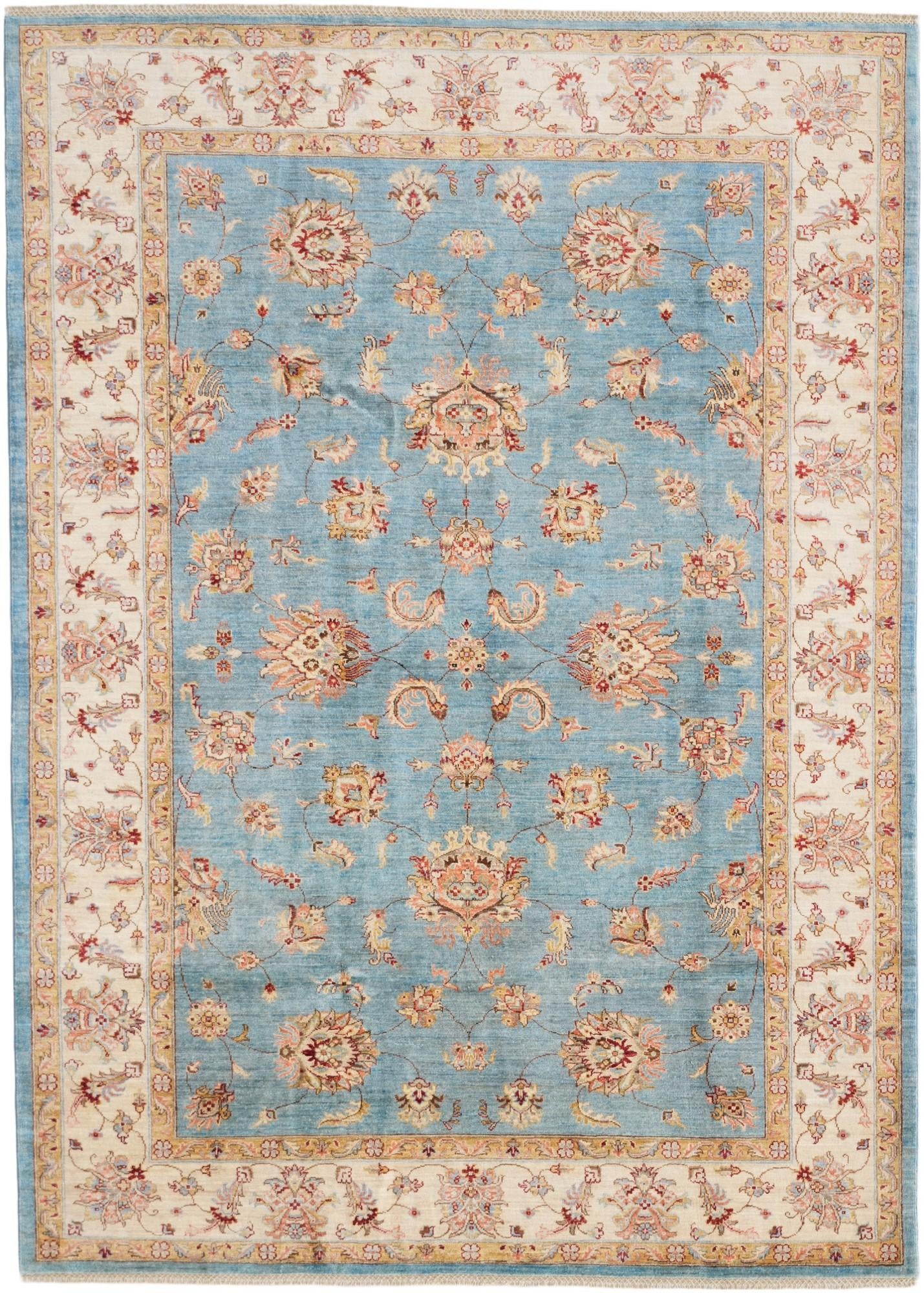7' x 9' 10 Hand Knotted Ziegler Rug