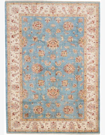 7' x 9' 10 Hand Knotted Ziegler Rug