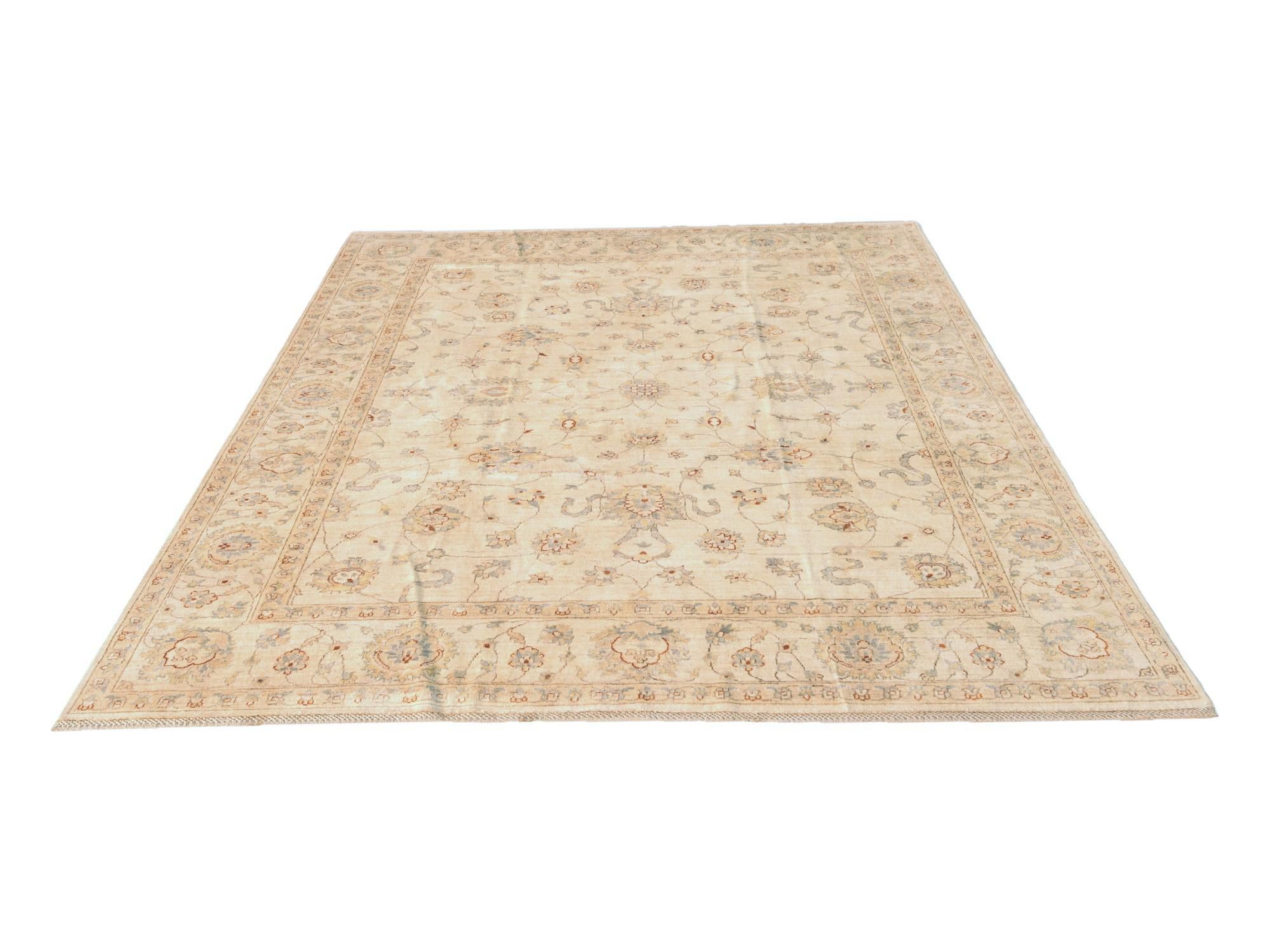 8' 1 x 9' 11 Hand Knotted Ziegler Rug