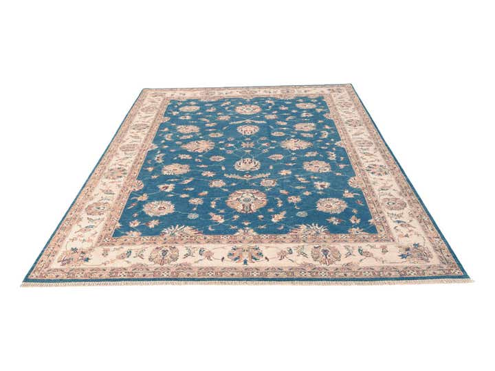 6' 11 x 9' 8 Hand Knotted Ziegler Rug