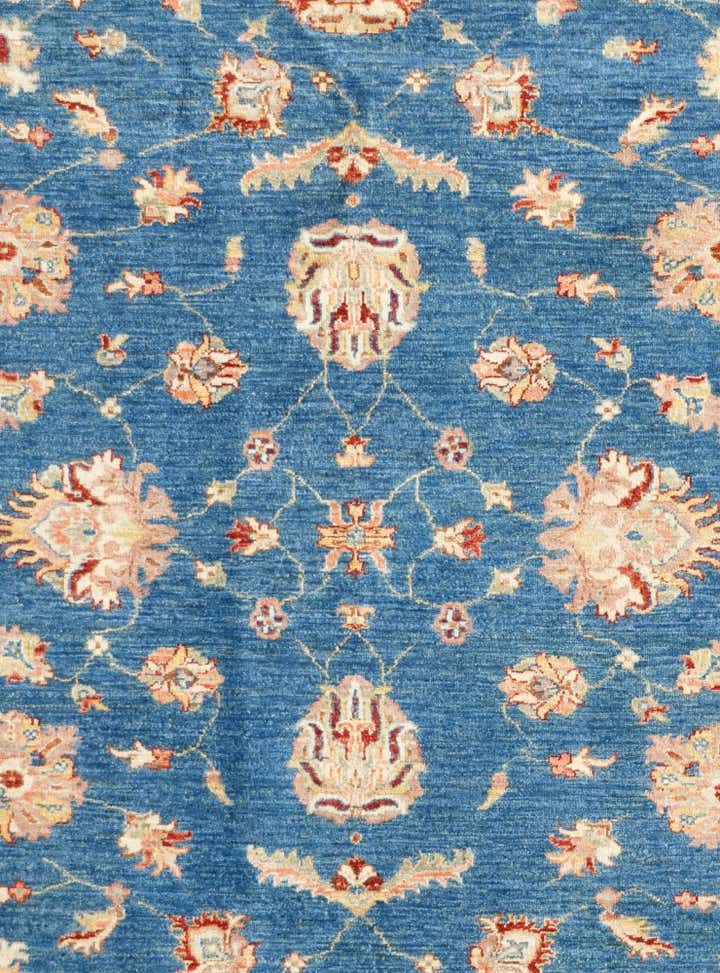 6' 11 x 9' 8 Hand Knotted Ziegler Rug