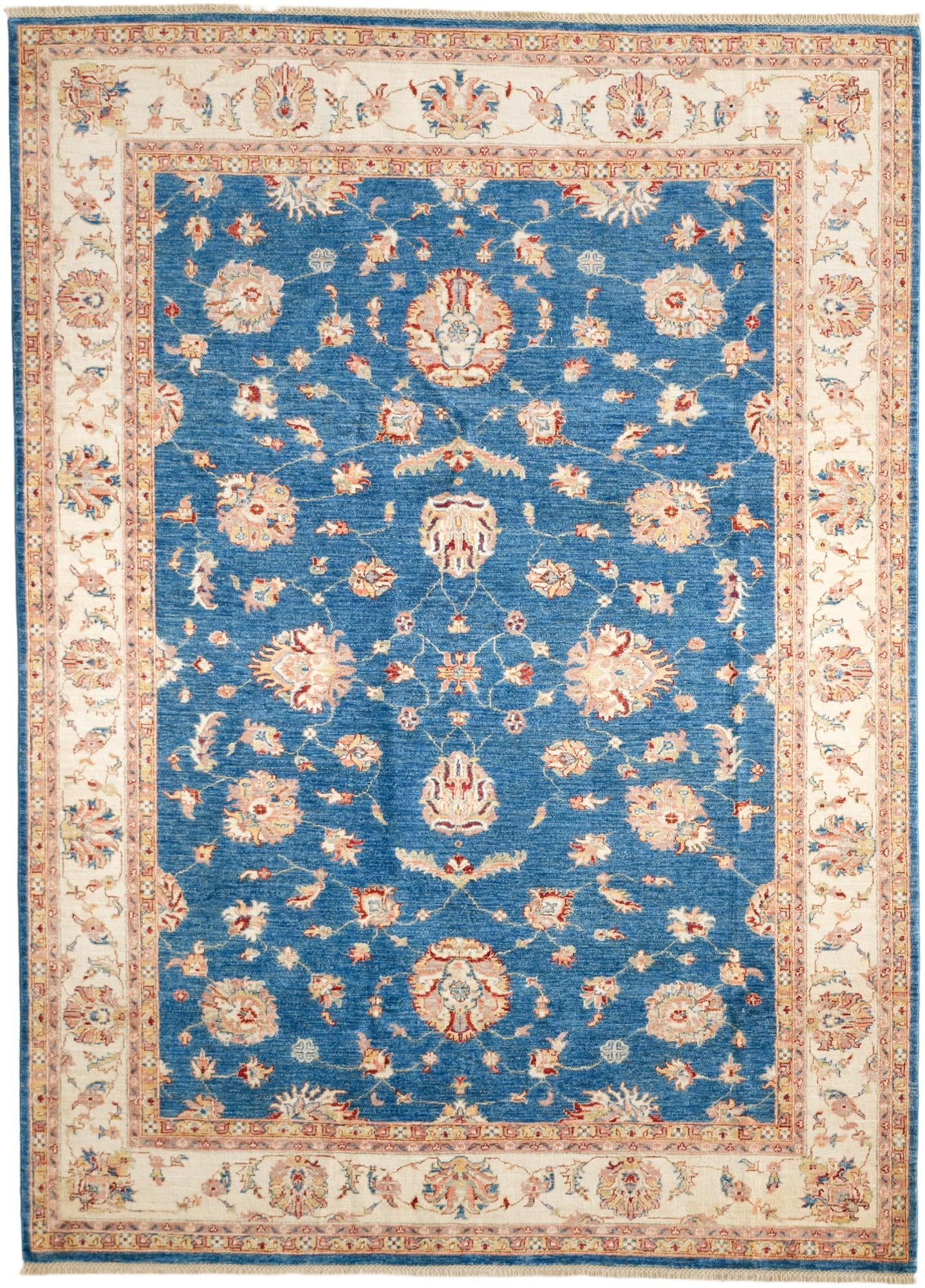 6' 11 x 9' 8 Hand Knotted Ziegler Rug