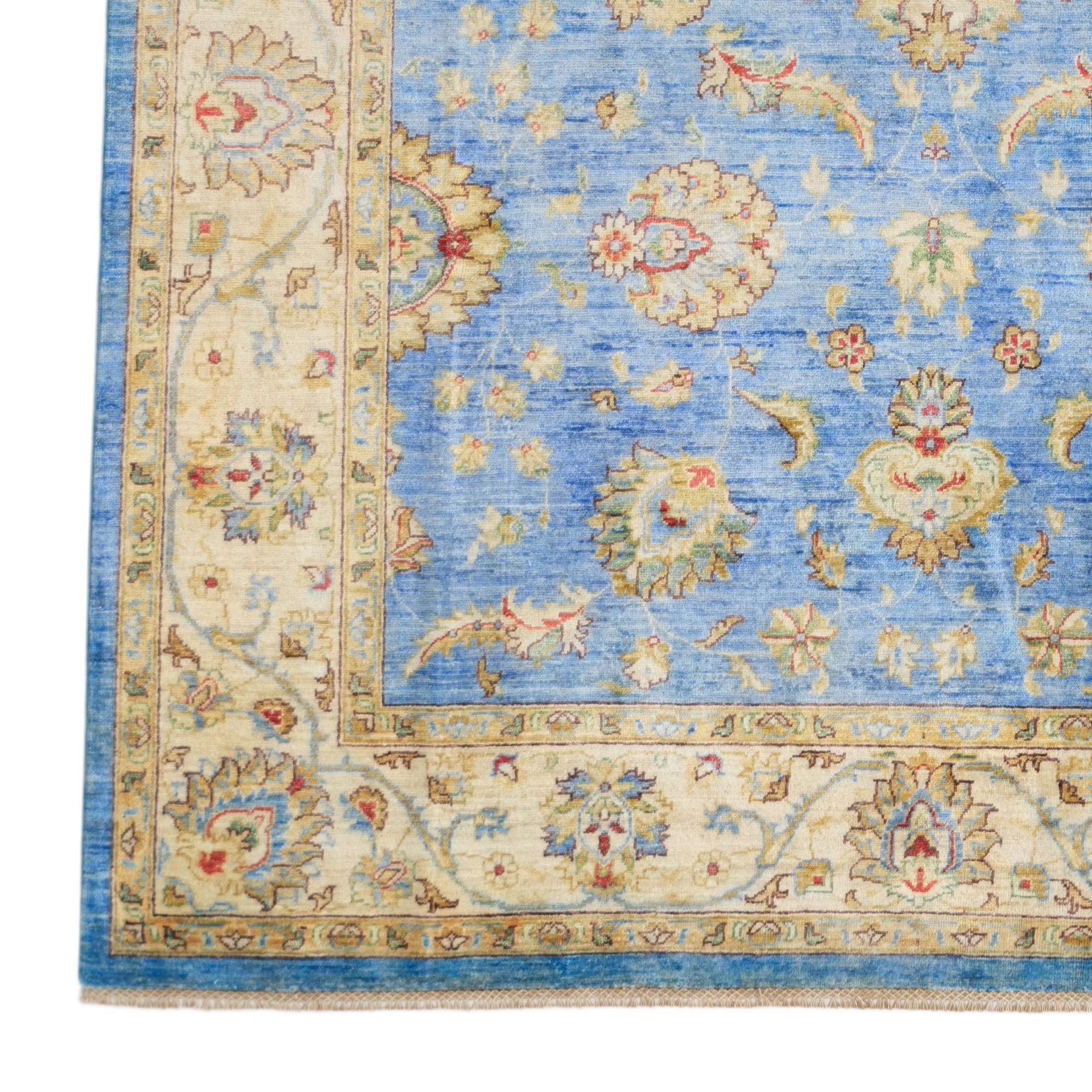 6' 8 x 9' 8 Hand Knotted Ziegler Rug
