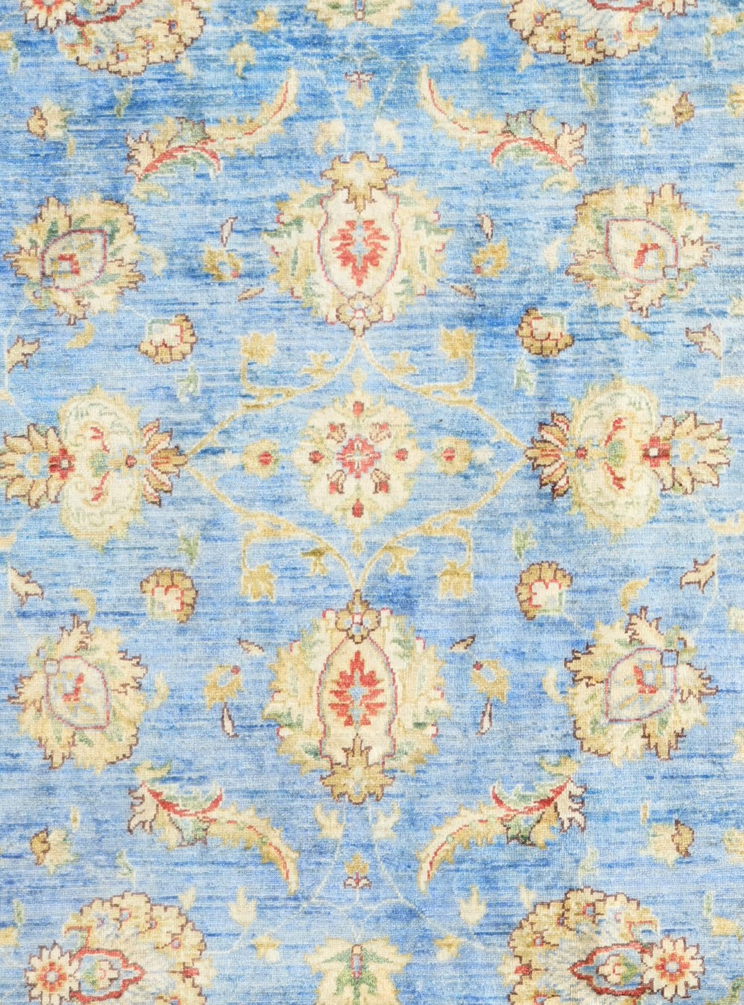 6' 8 x 9' 8 Hand Knotted Ziegler Rug