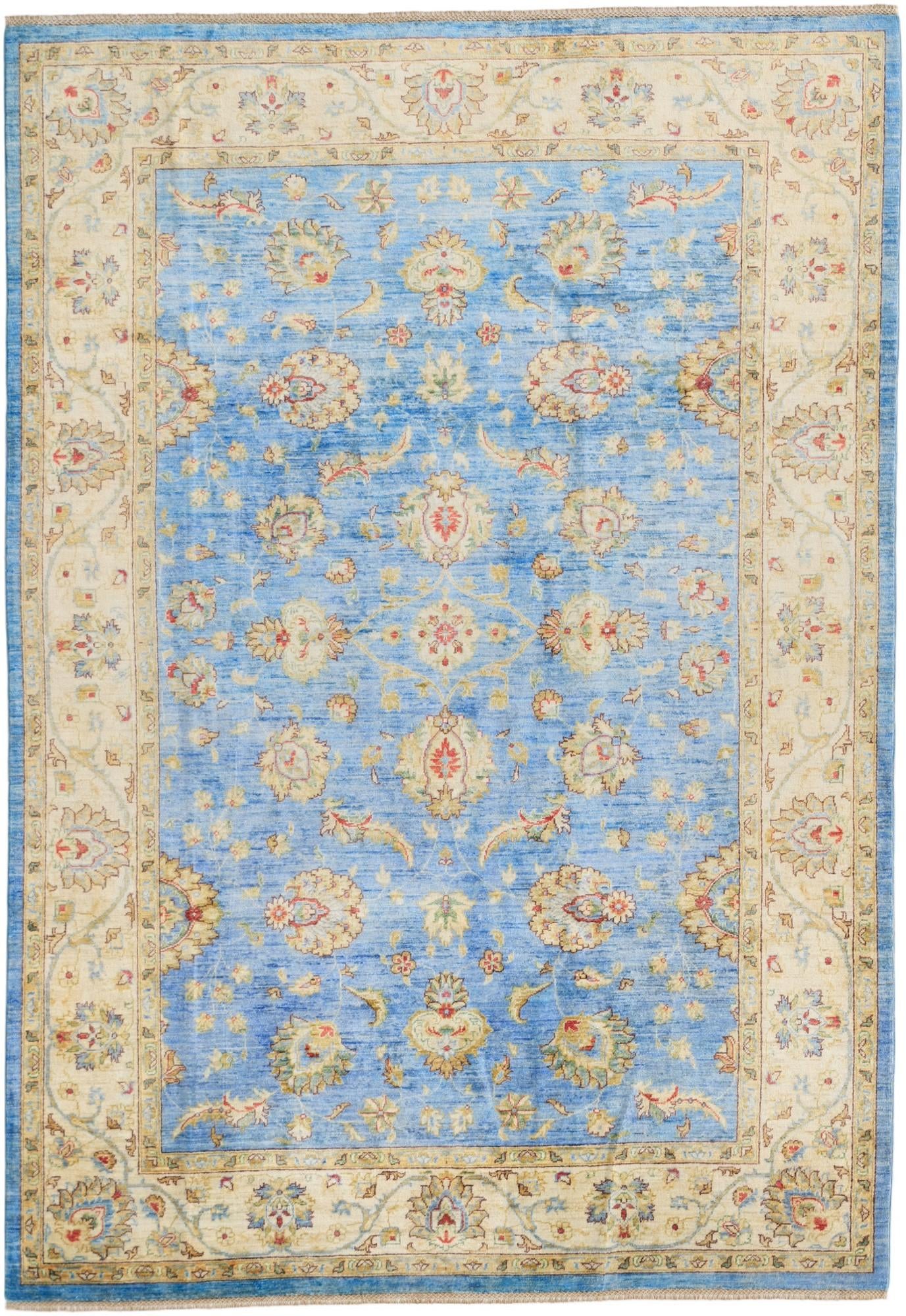 6' 8 x 9' 8 Hand Knotted Ziegler Rug