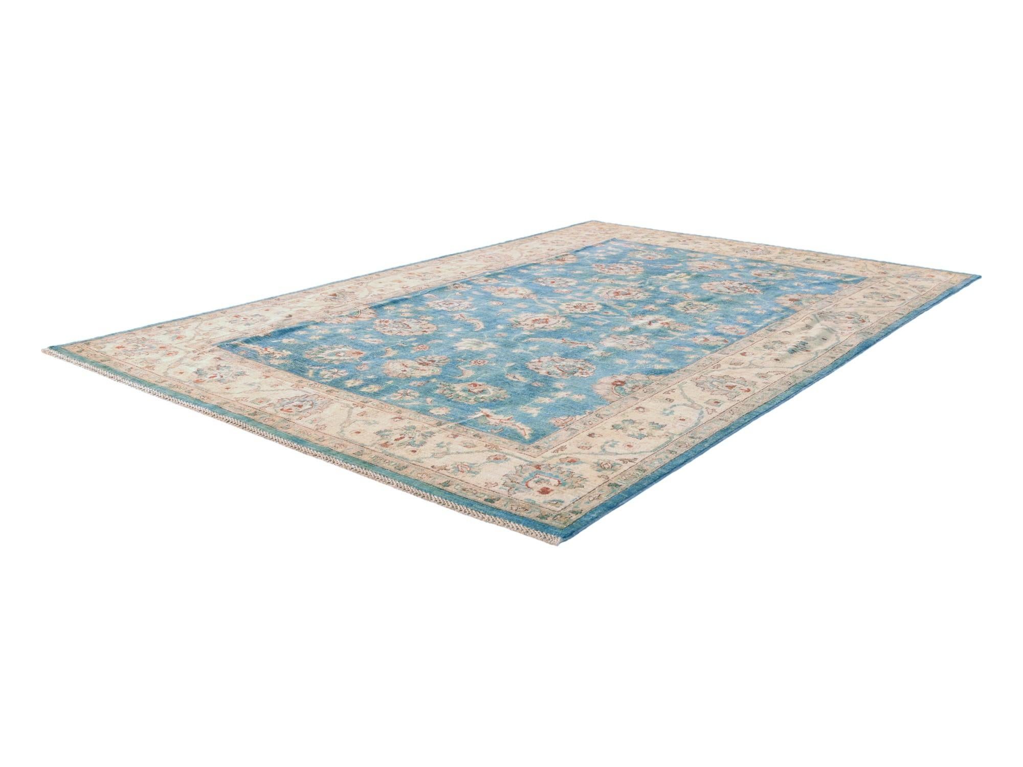 6' 6 x 9' 7 Hand Knotted Ziegler Rug