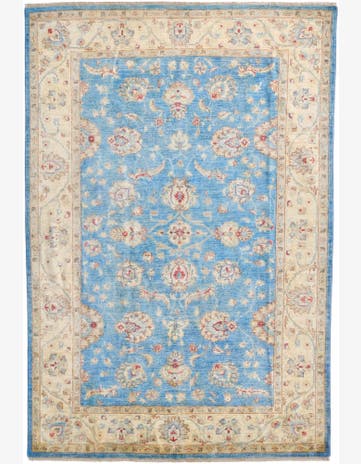 6' 6 x 9' 7 Hand Knotted Ziegler Rug