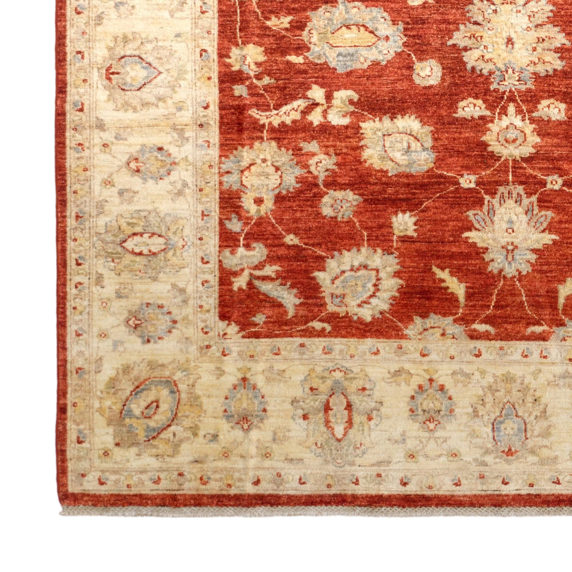 6' 8 x 9' 1 Hand Knotted Ziegler Rug