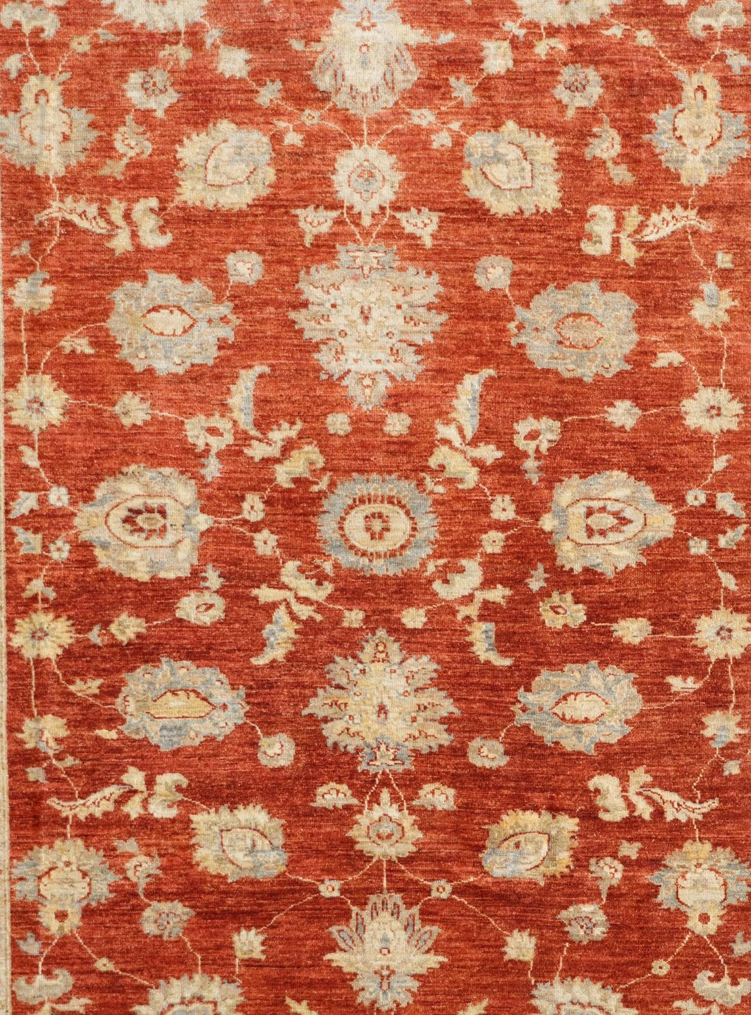 6' 8 x 9' 1 Hand Knotted Ziegler Rug