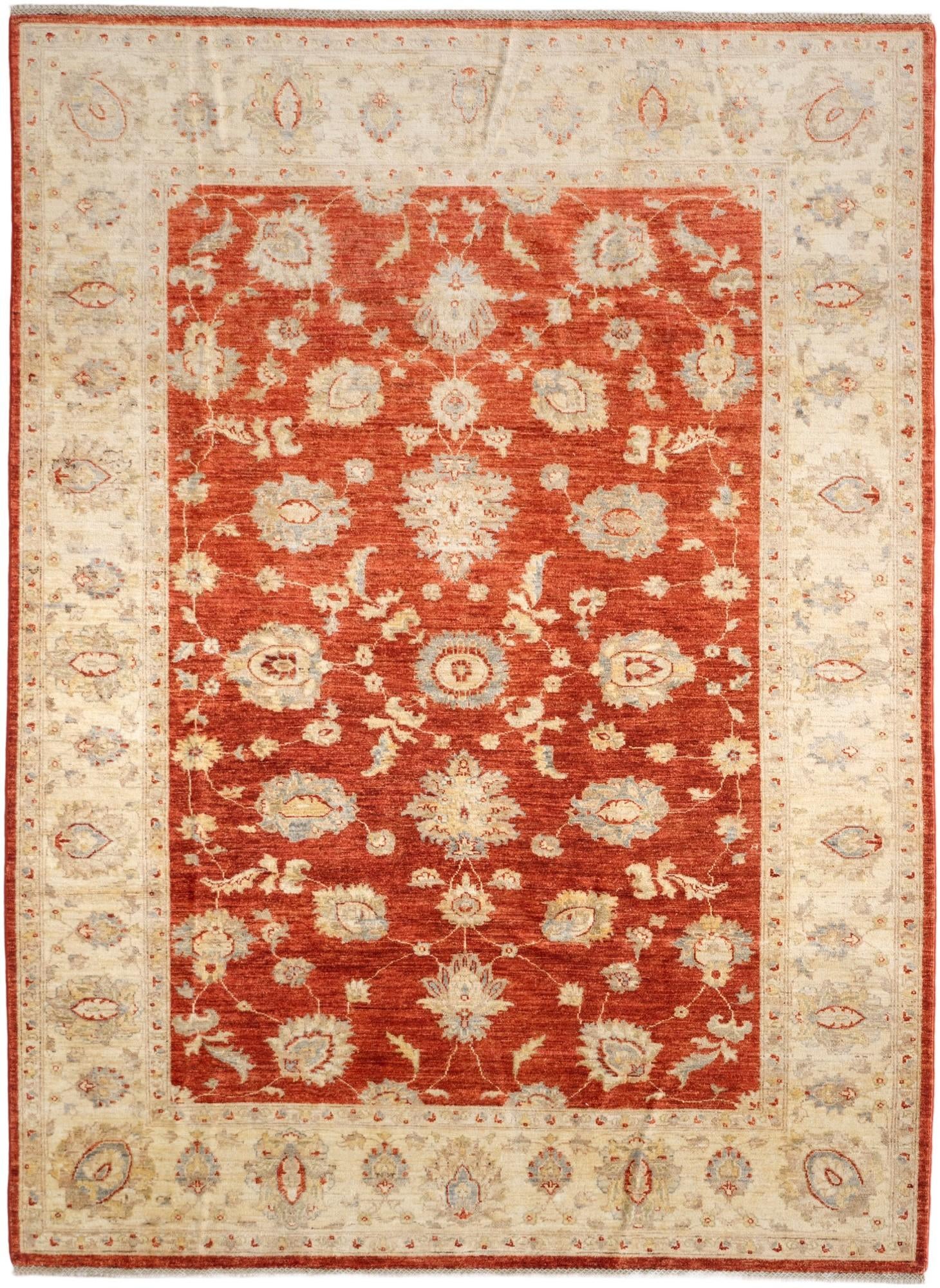 6' 8 x 9' 1 Hand Knotted Ziegler Rug