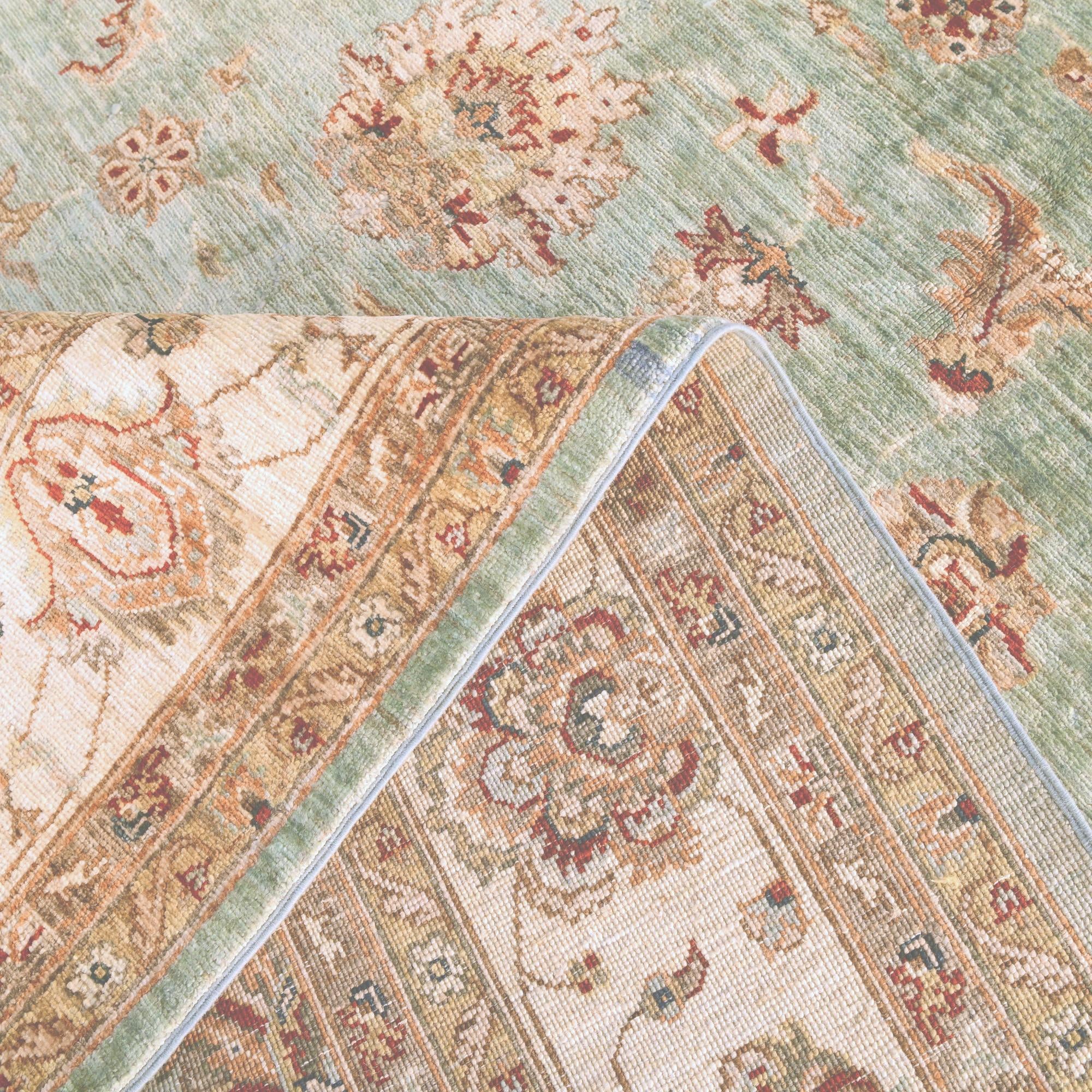 6' 7 x 10' Hand Knotted Ziegler Rug