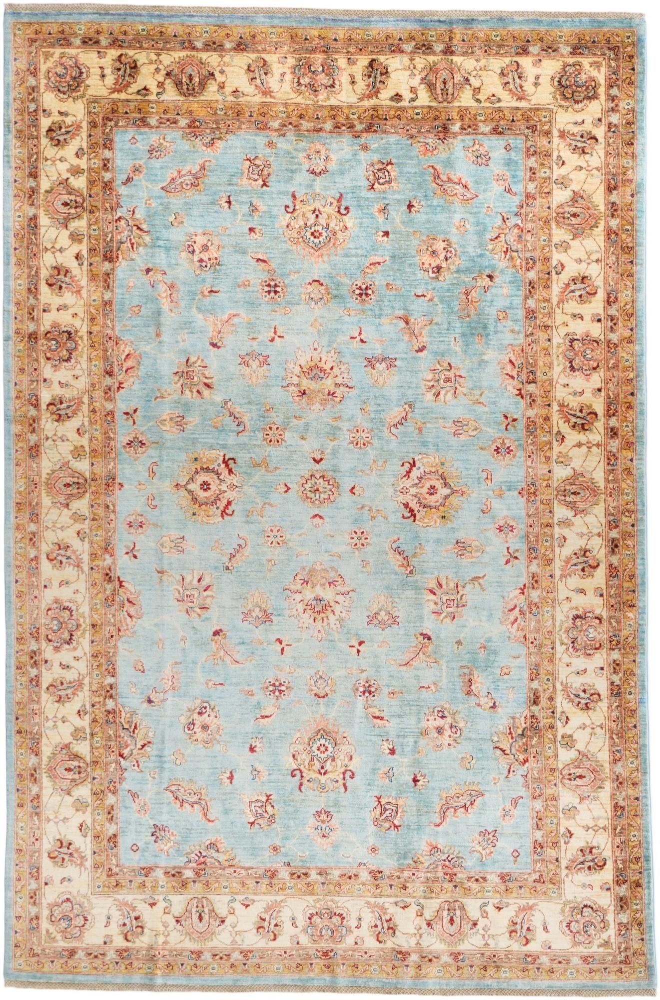 6' 7 x 10' Hand Knotted Ziegler Rug