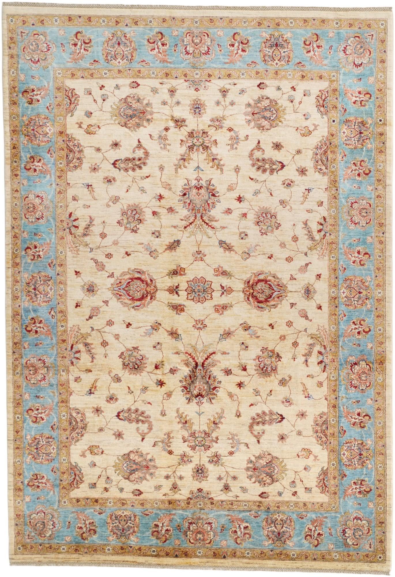 6' 9 x 9' 10 Hand Knotted Ziegler Rug