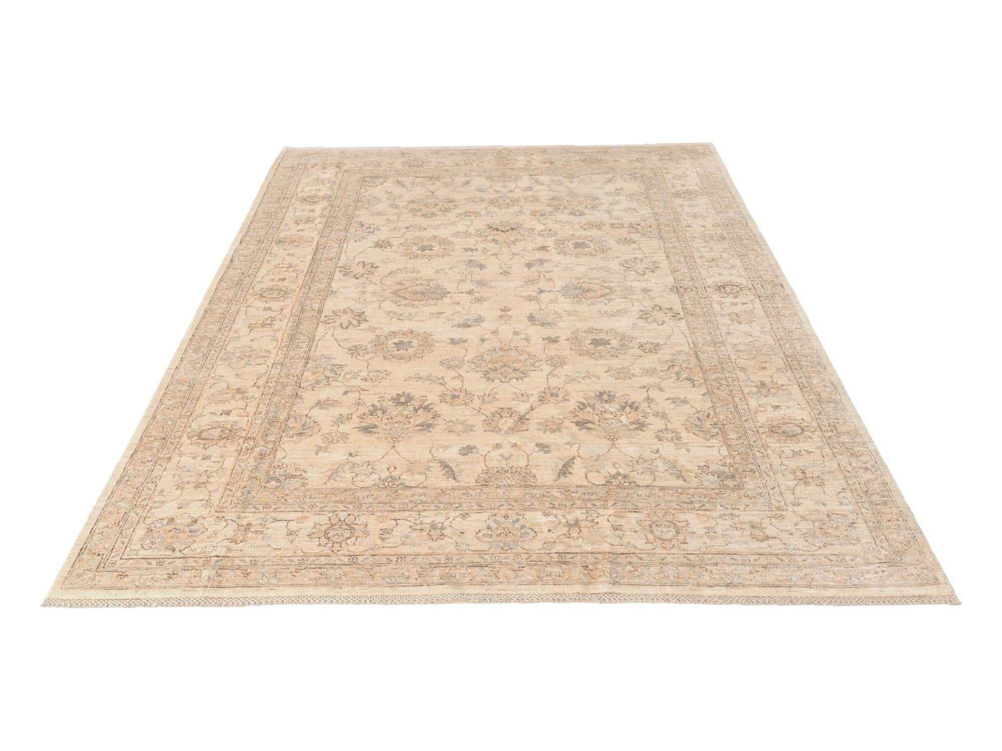 6' 10 x 9' 7 Hand Knotted Ziegler Rug