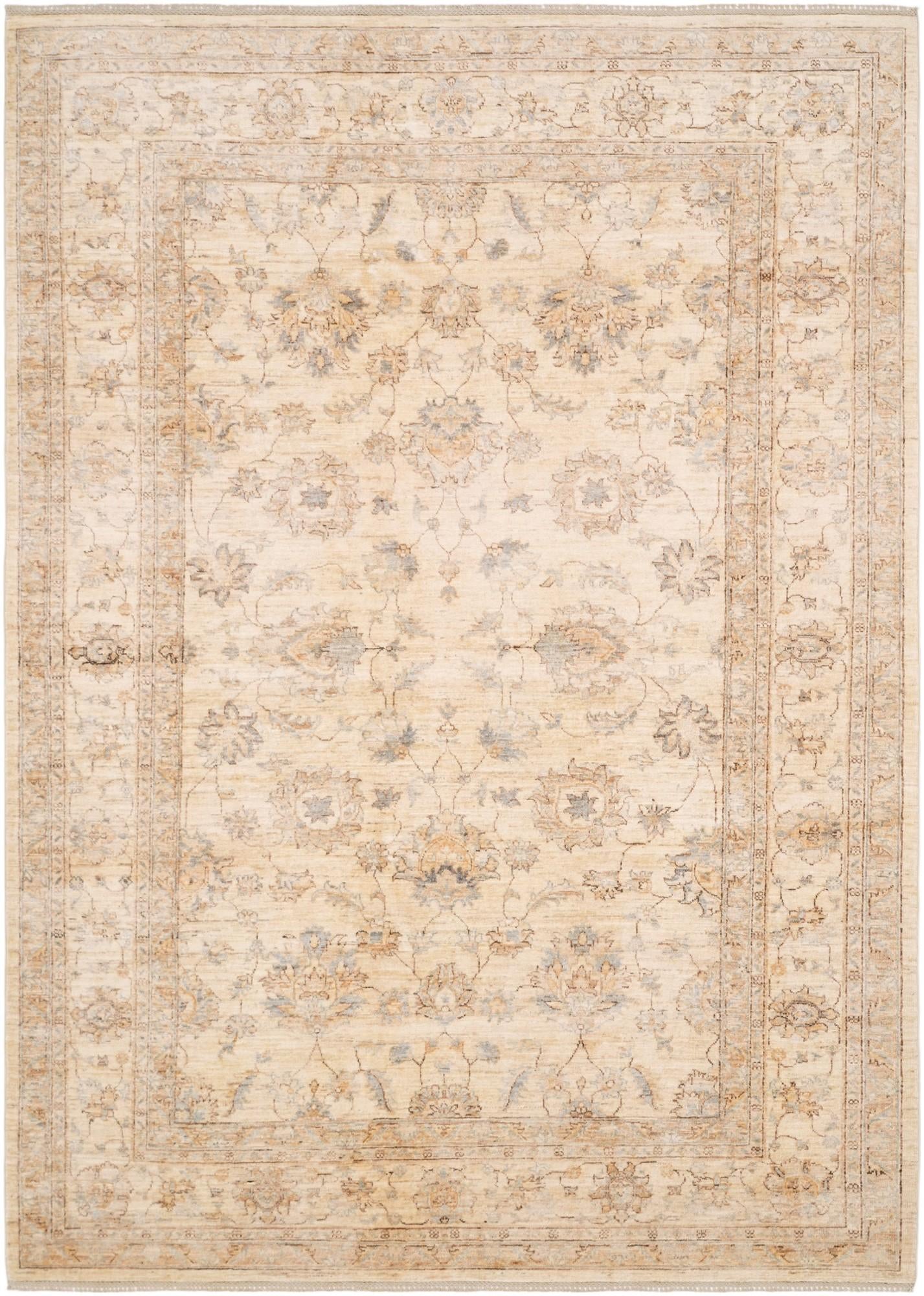 6' 10 x 9' 7 Hand Knotted Ziegler Rug