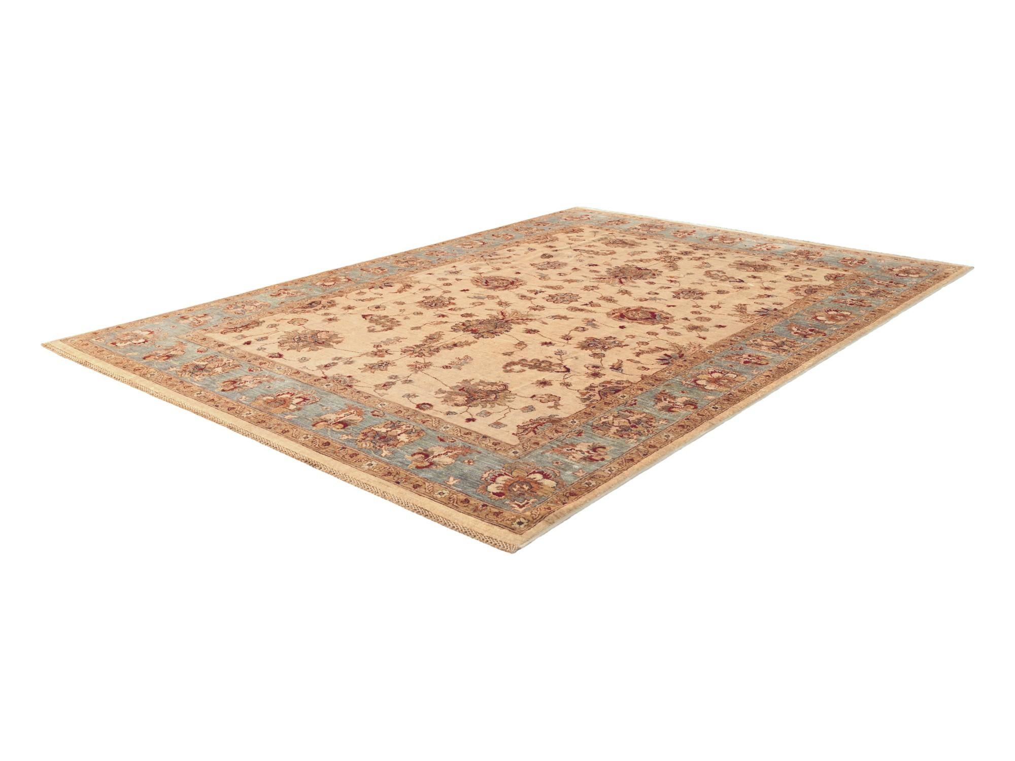 6' 10 x 9' 6 Hand Knotted Ziegler Rug