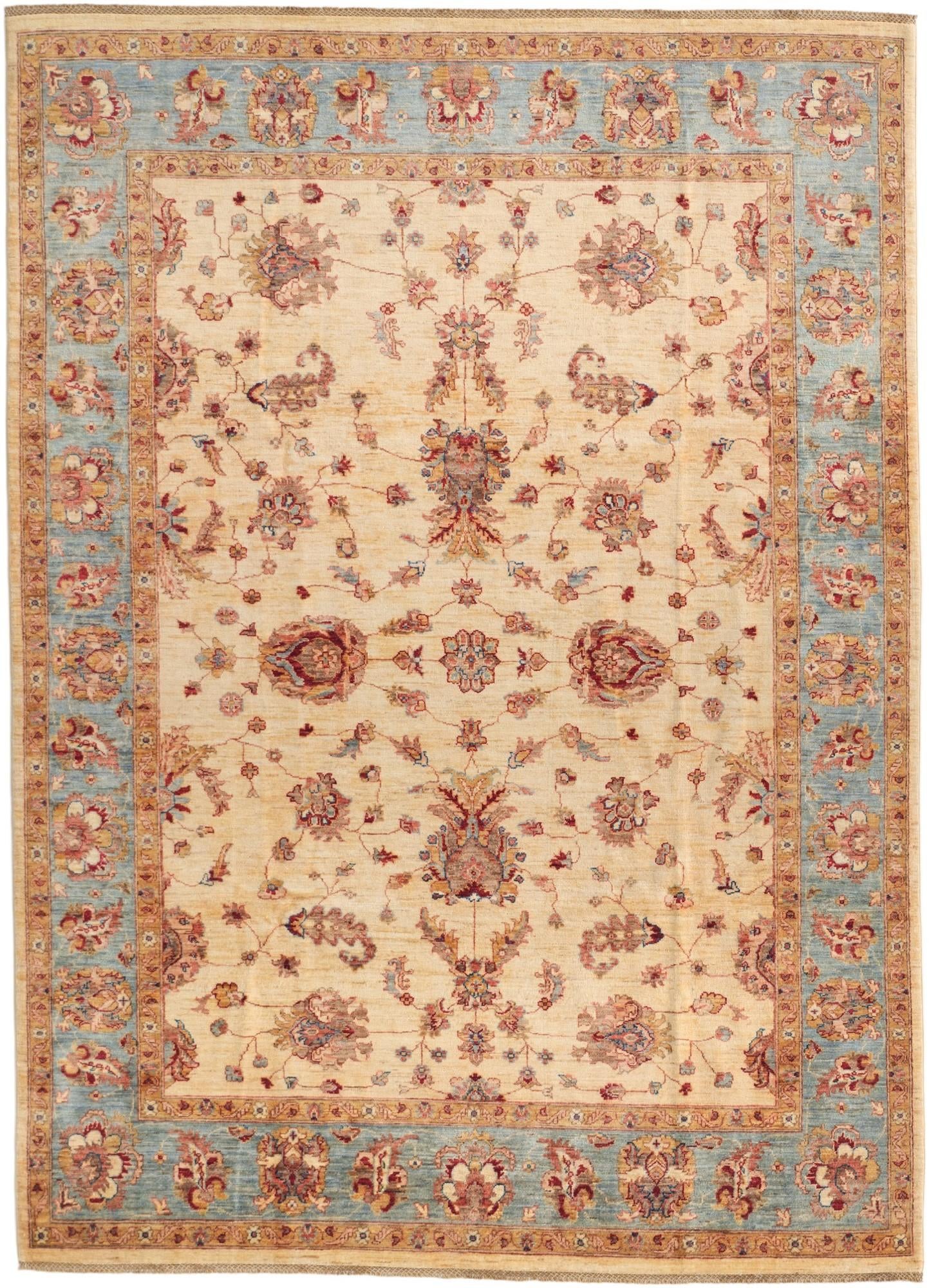 6' 10 x 9' 6 Hand Knotted Ziegler Rug