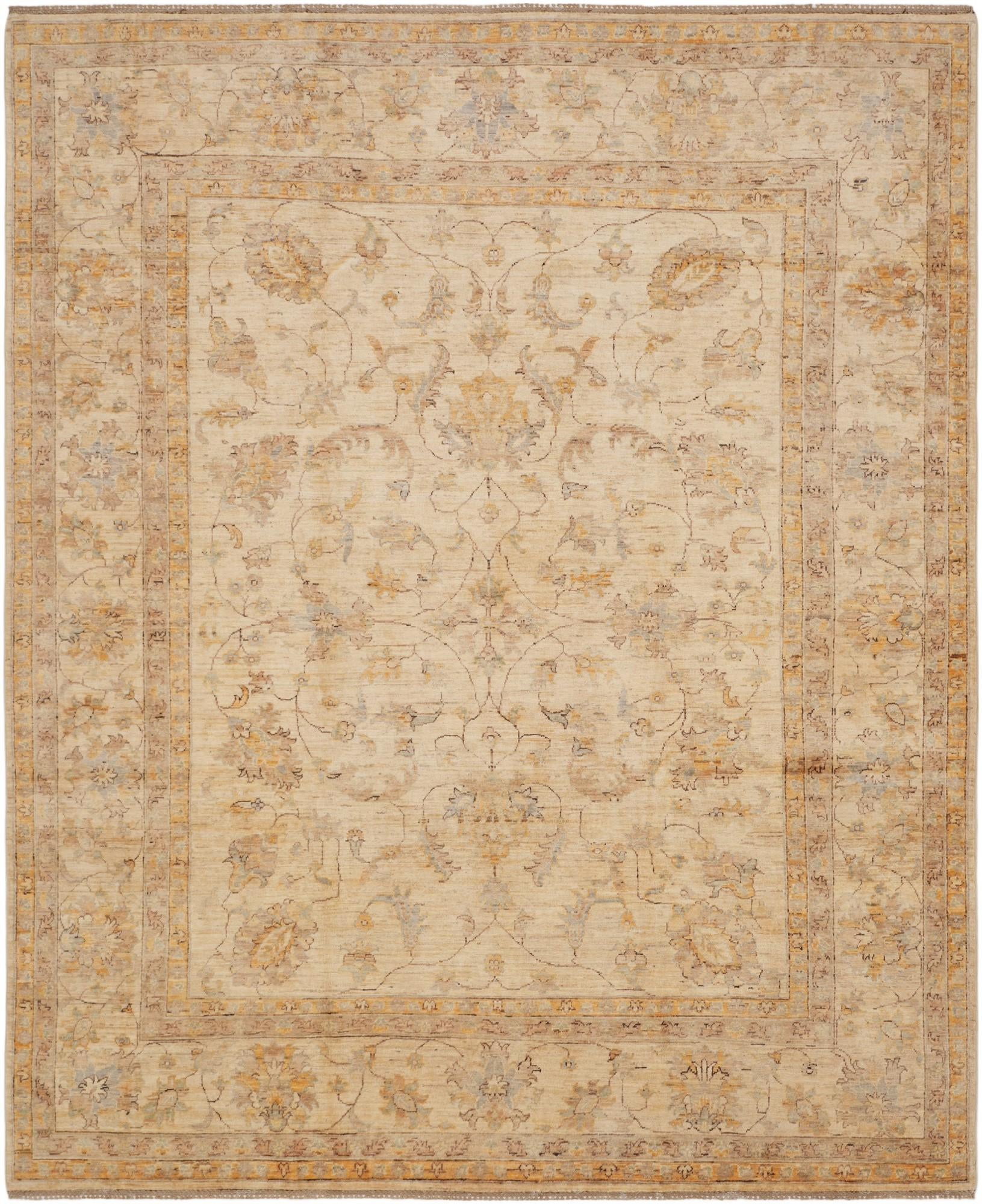 8' 1 x 9' 11 Hand Knotted Ziegler Rug