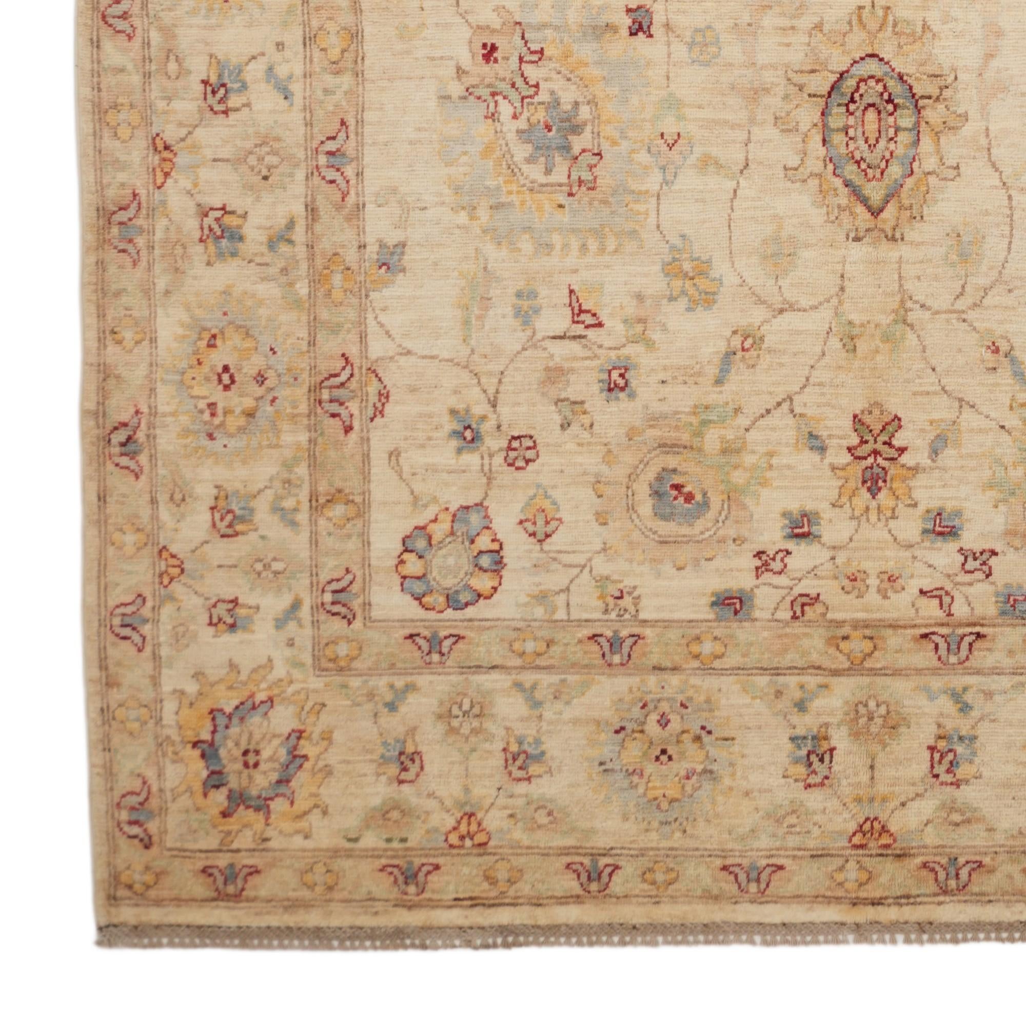 5' 5 x 7' 10 Hand Knotted Ziegler Rug
