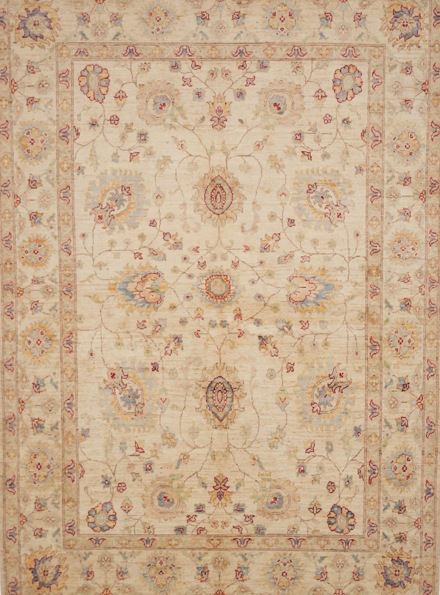 5' 5 x 7' 10 Hand Knotted Ziegler Rug
