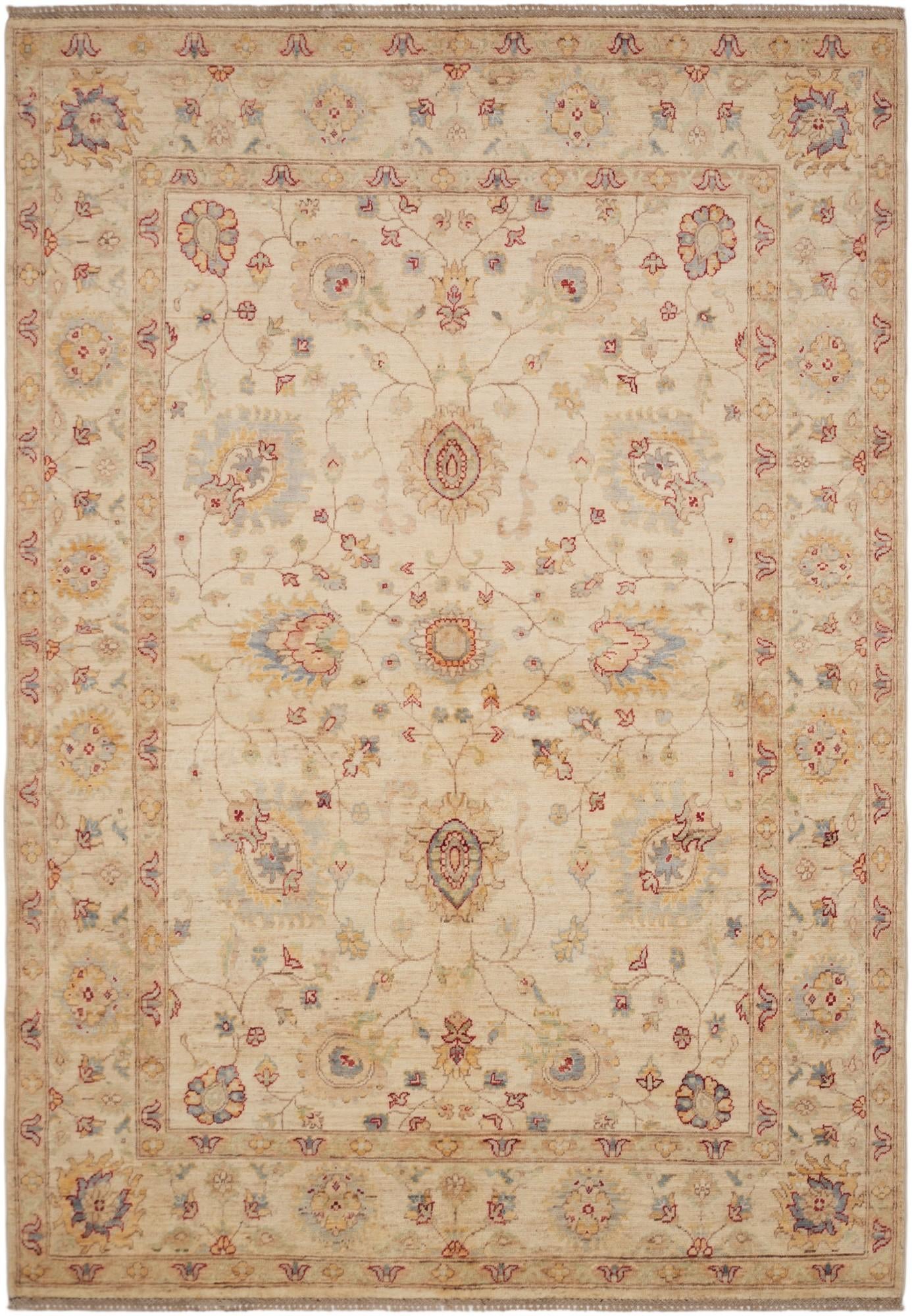 5' 5 x 7' 10 Hand Knotted Ziegler Rug