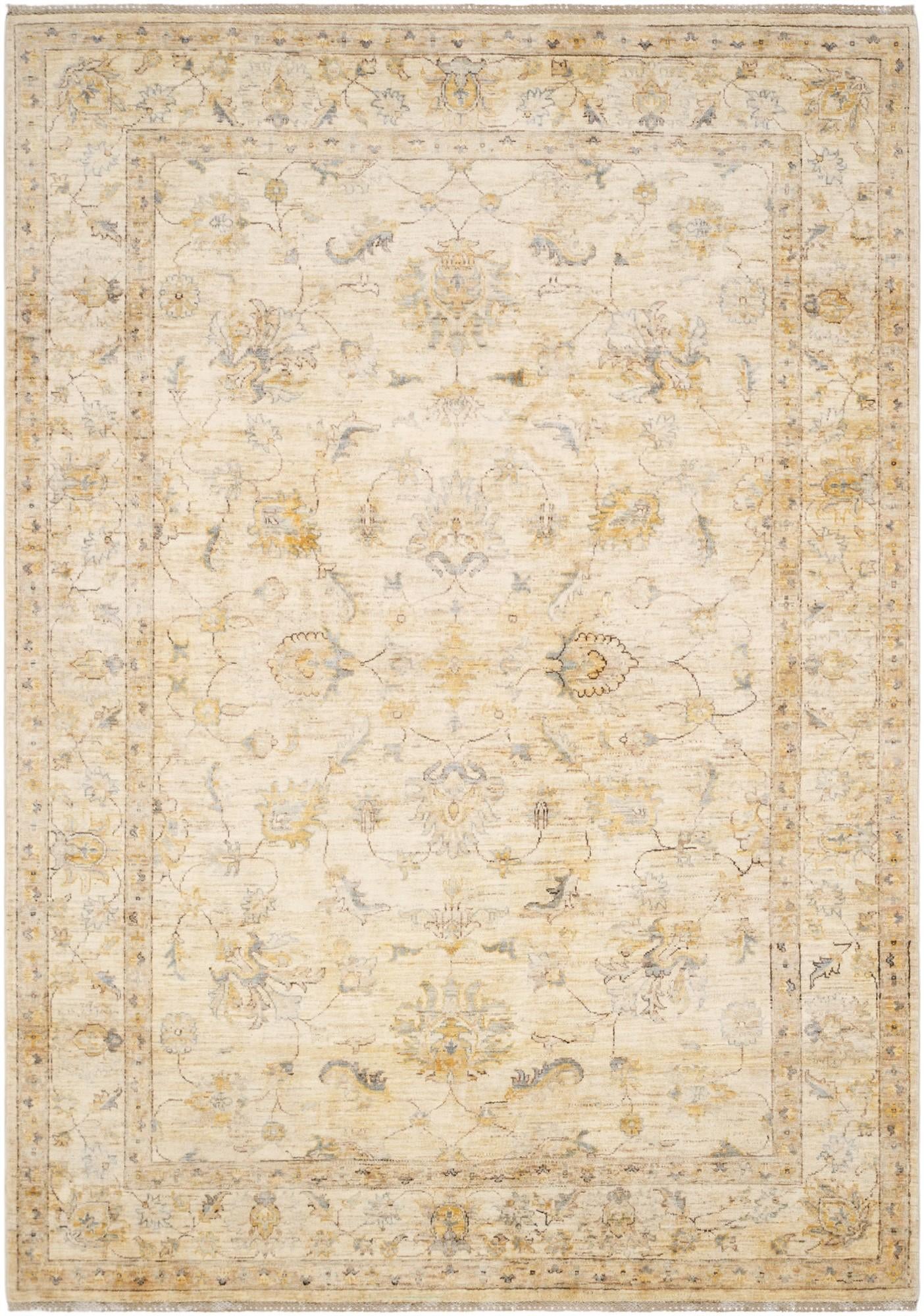 6' 3 x 8' 11 Hand Knotted Ziegler Rug