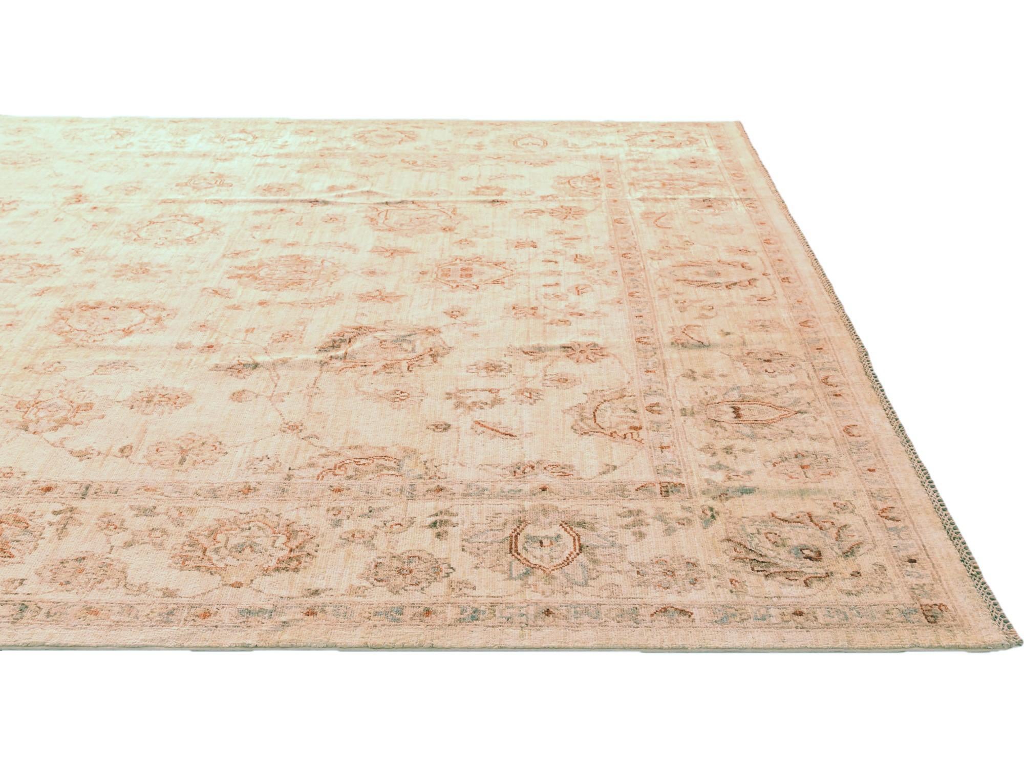 8' 3 x 9' 10 Hand Knotted Ziegler Rug