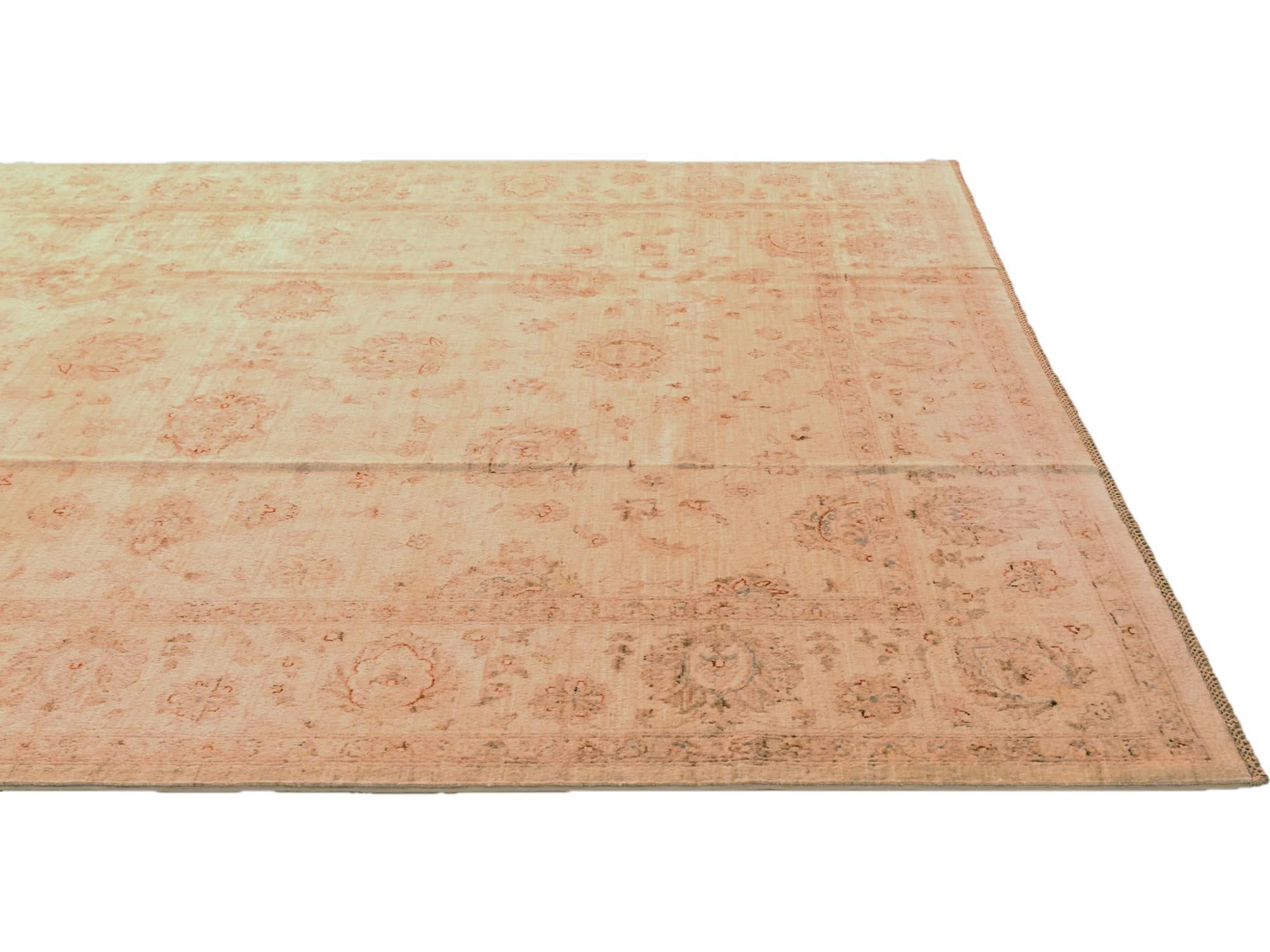 8' 6 x 9' 8 Hand Knotted Ziegler Rug