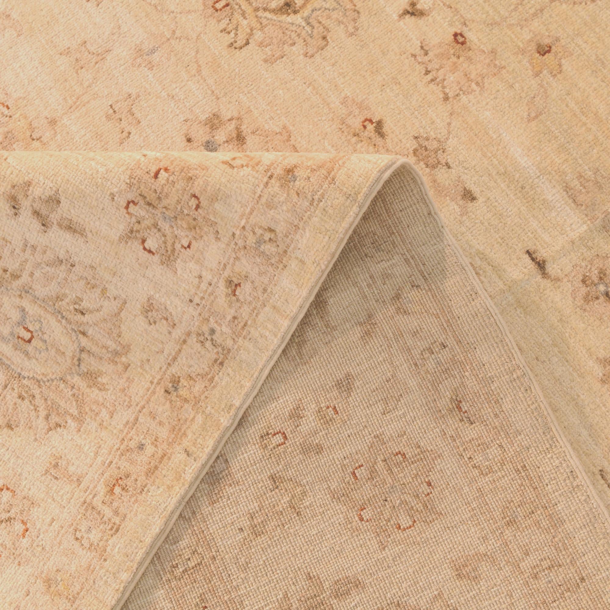8' 6 x 9' 8 Hand Knotted Ziegler Rug