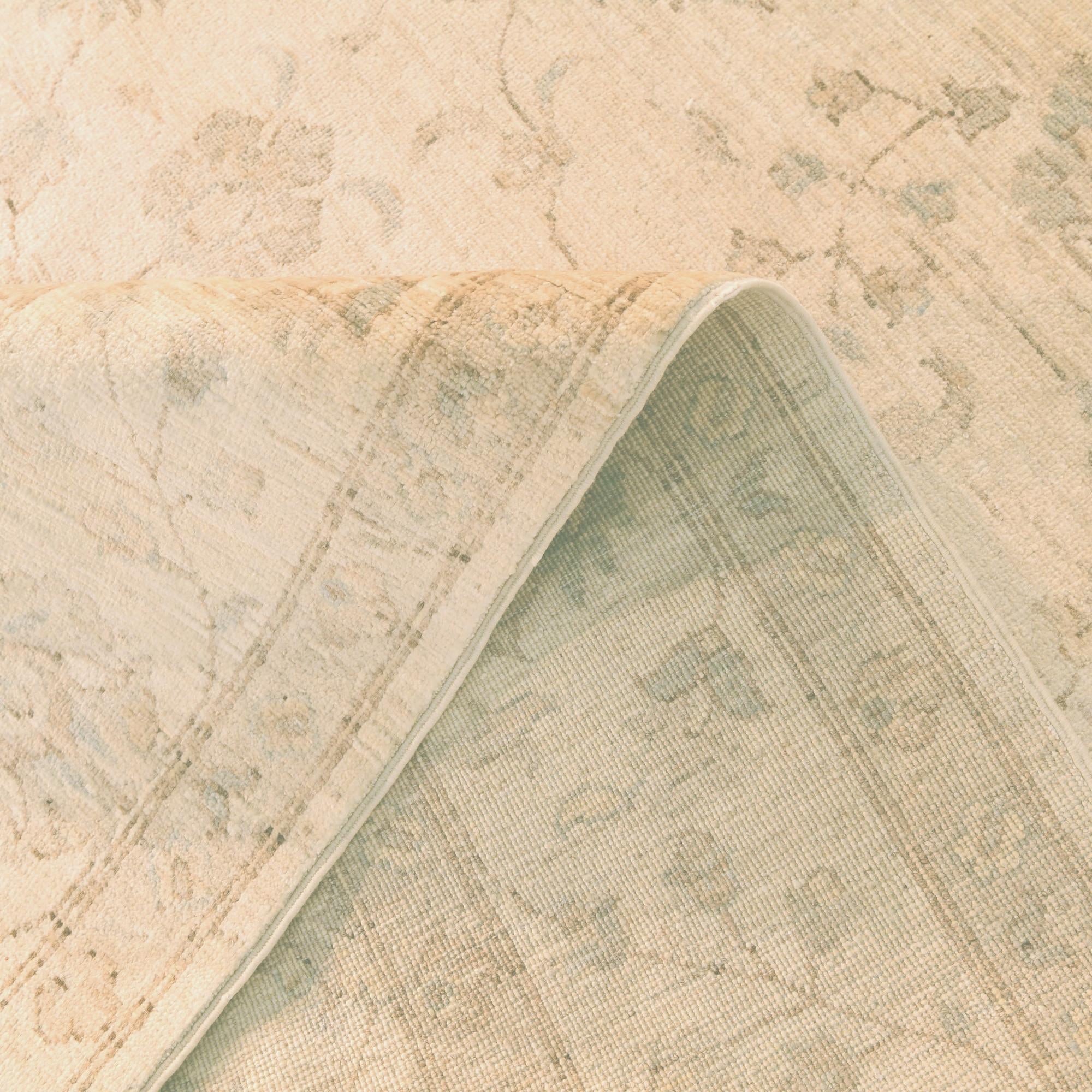 6' 8 x 9' 9 Hand Knotted Ziegler Rug