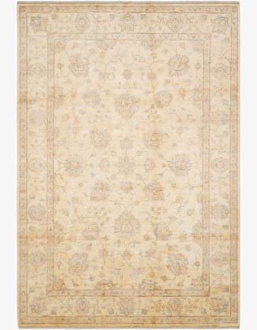 6' 8 x 9' 9 Hand Knotted Ziegler Rug
