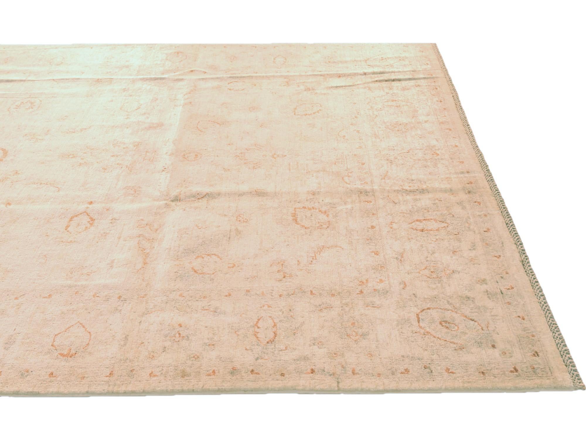 6' 6 x 9' 10 Hand Knotted Ziegler Rug