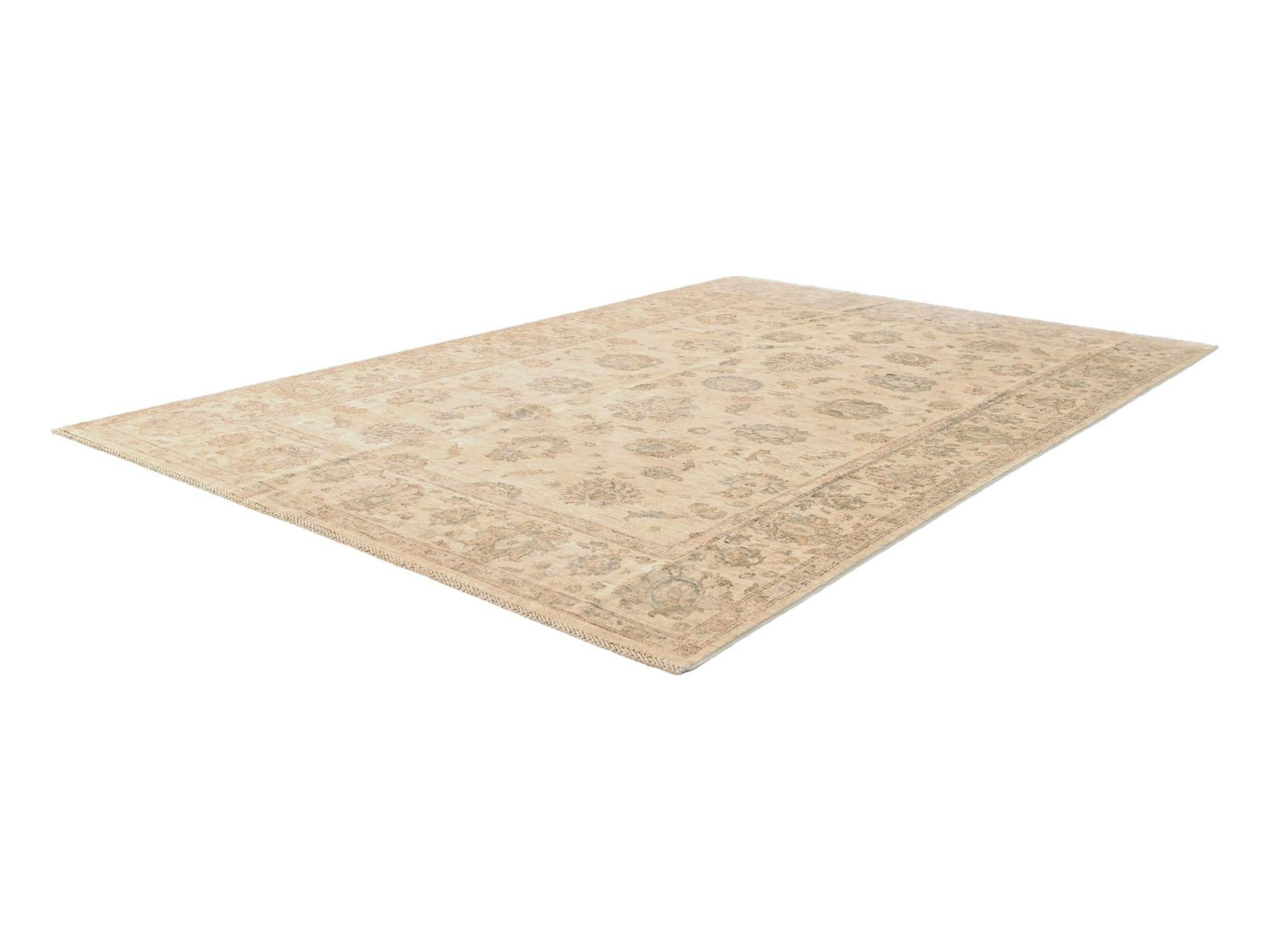 6' 7 x 9' 9 Hand Knotted Ziegler Rug