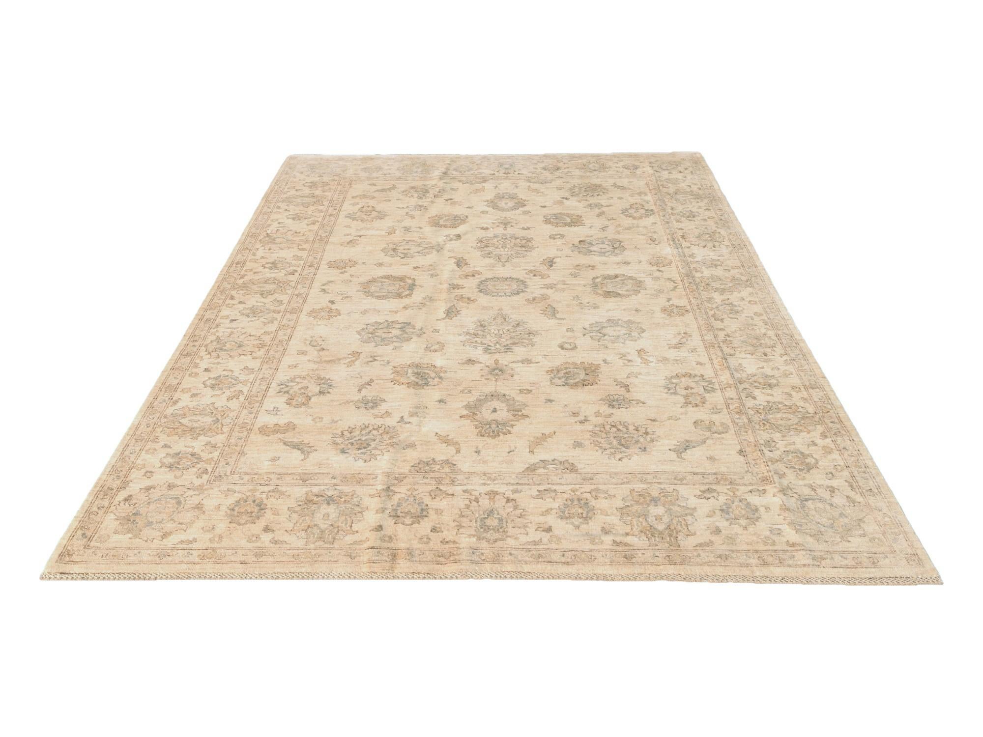 6' 7 x 9' 9 Hand Knotted Ziegler Rug