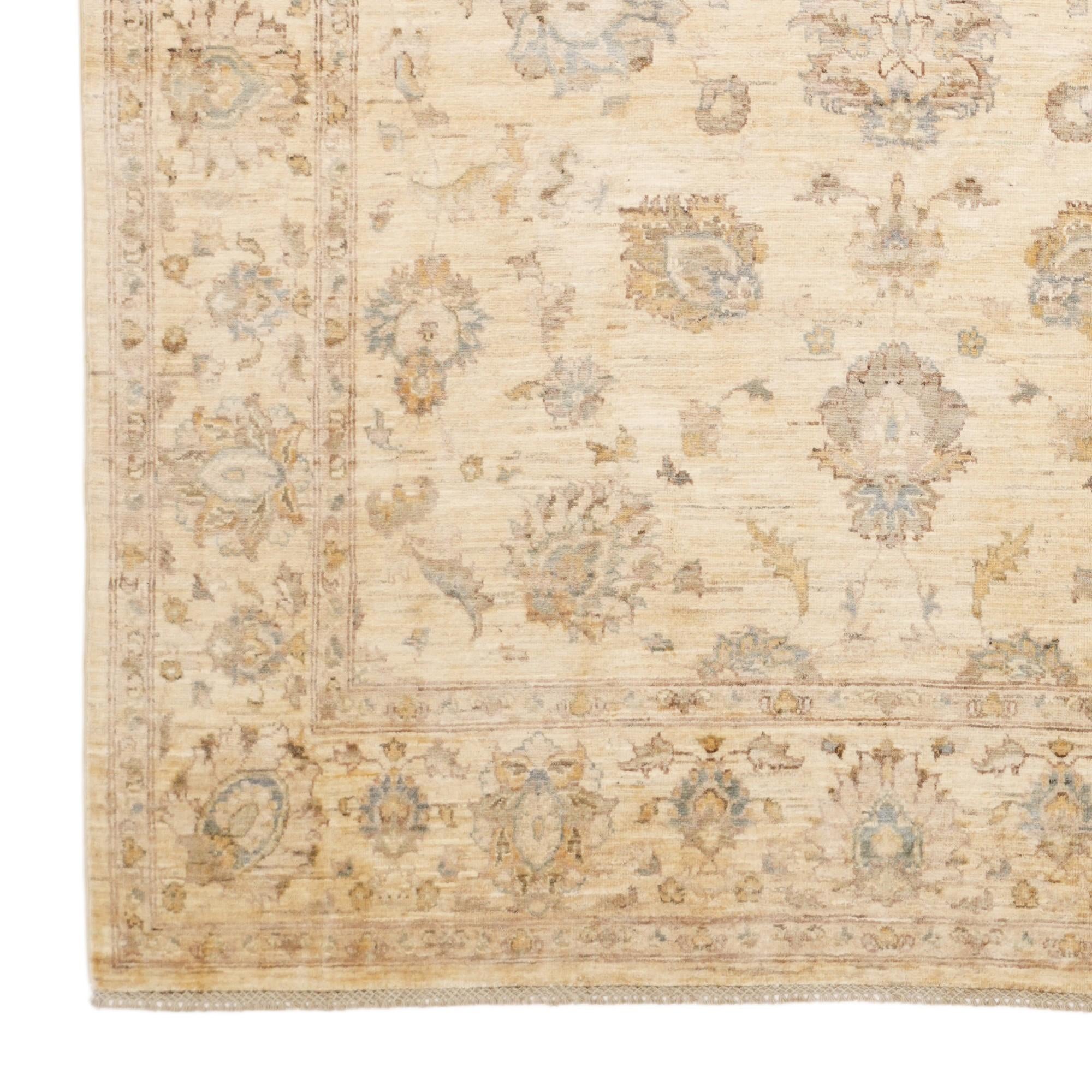 Detail image 7 of 10: 6' 7 x 9' 9 Hand Knotted Ziegler Rug