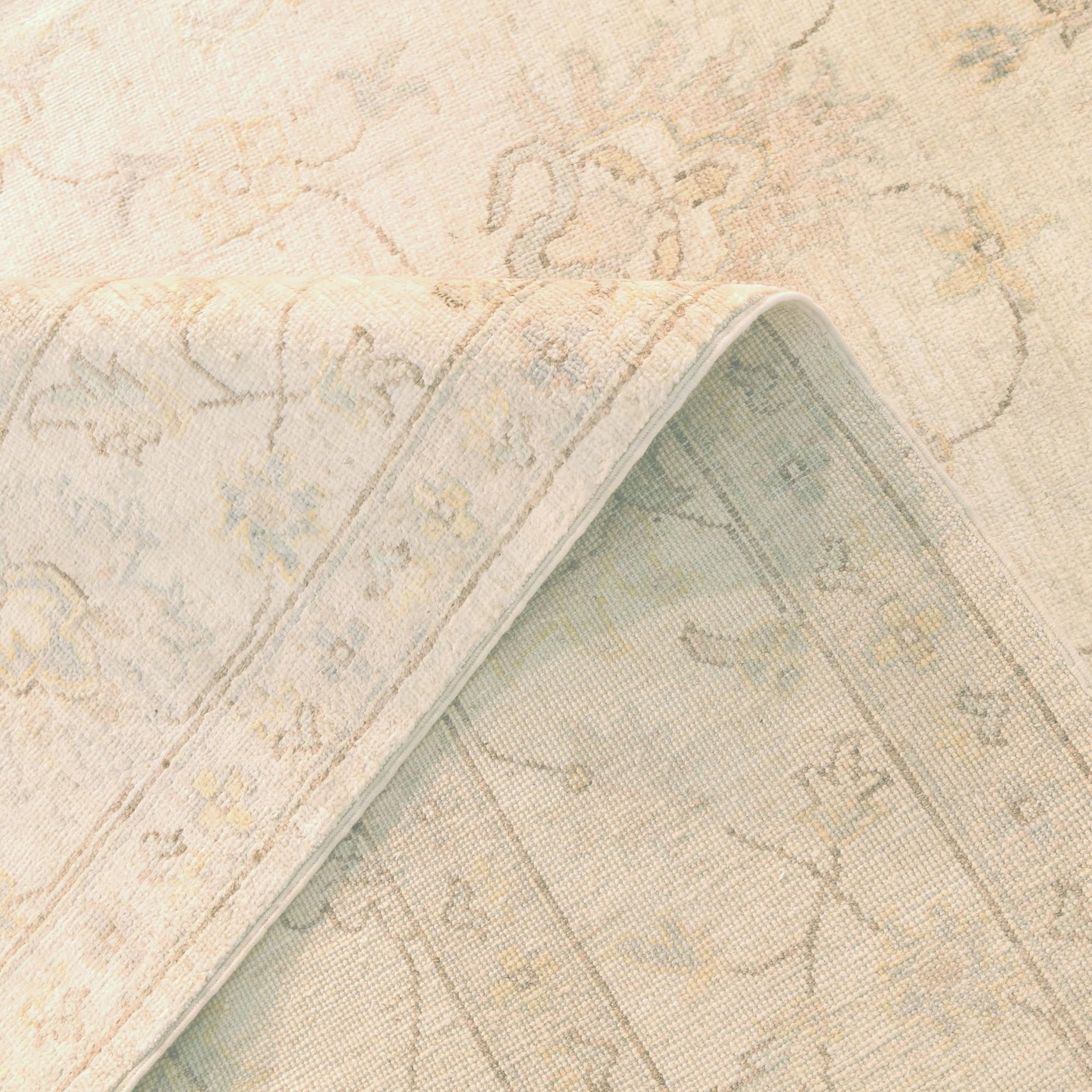 6' 10 x 9' 9 Hand Knotted Ziegler Rug