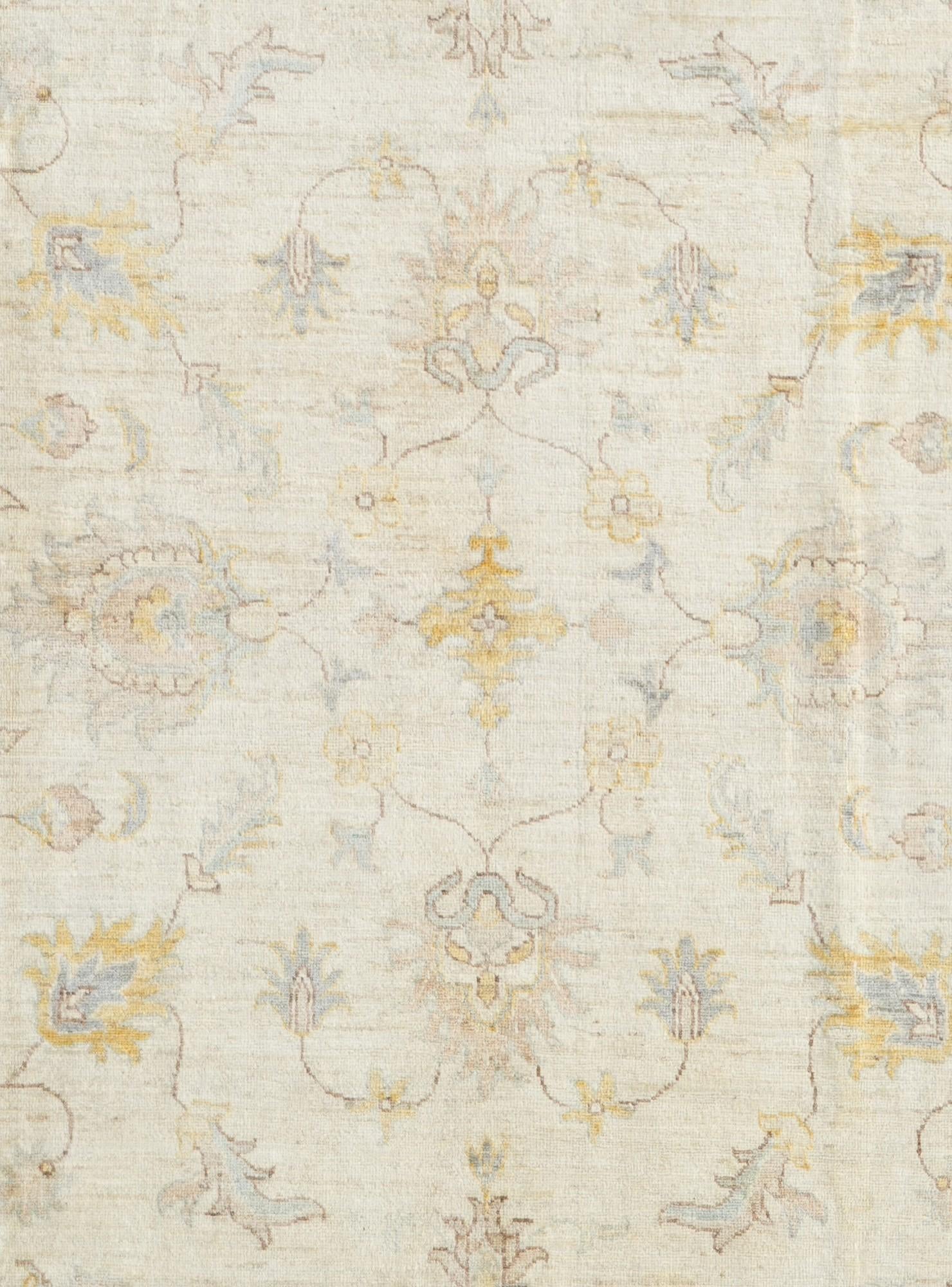 6' 10 x 9' 9 Hand Knotted Ziegler Rug