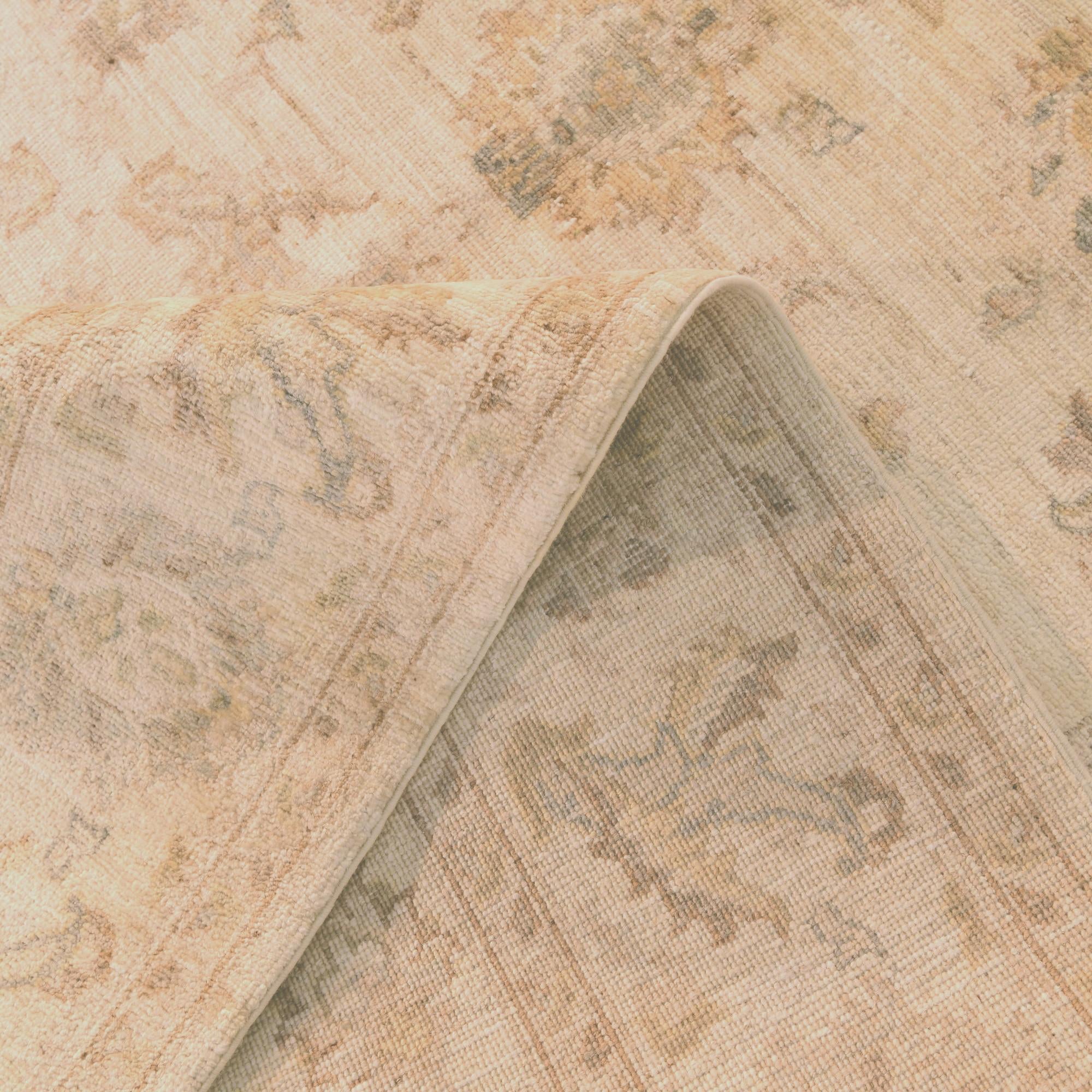 5' 9 x 8' 5 Hand Knotted Ziegler Rug